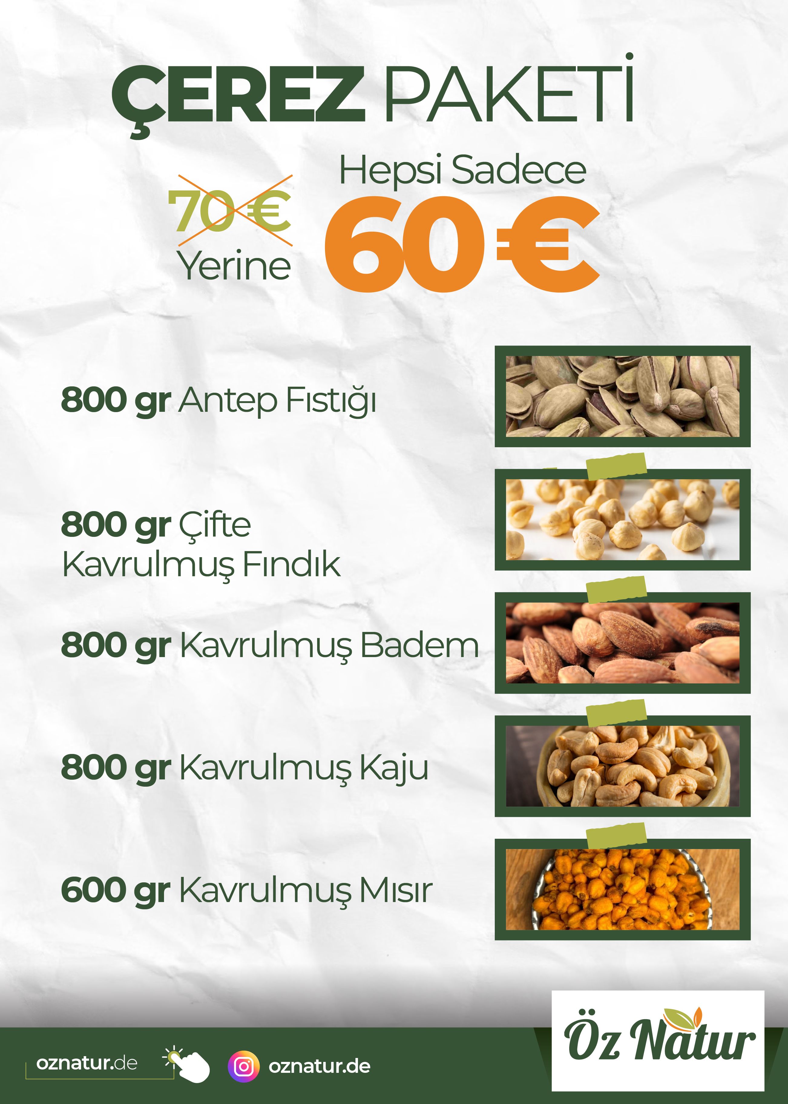 Frisches und Knuspriges Bundle (5 Produkt)