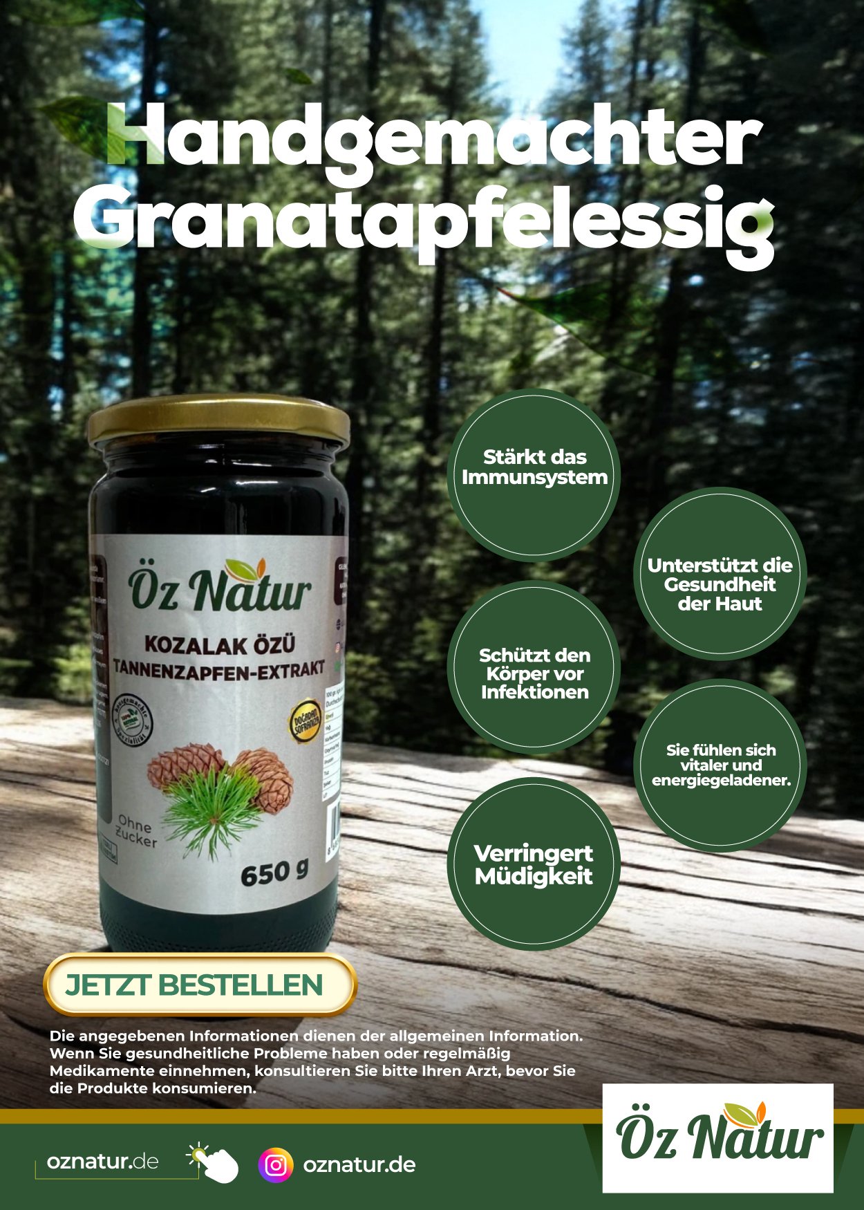 Tannenzapfen Extrakt 650g