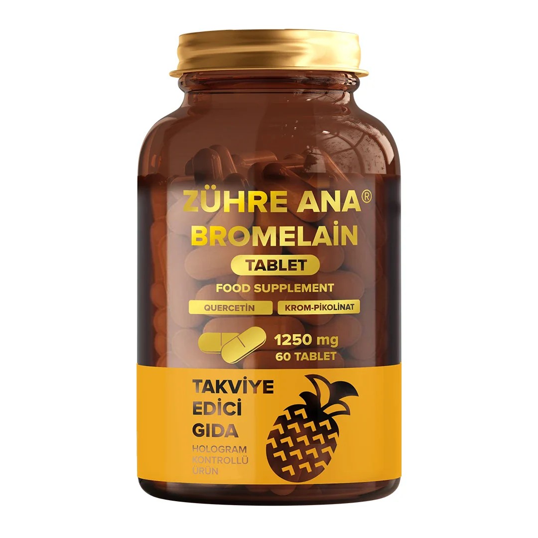 Zühre Ana Bromelain Kapseln 1250 mg 60 Kapseln mit Ananas-extrakt