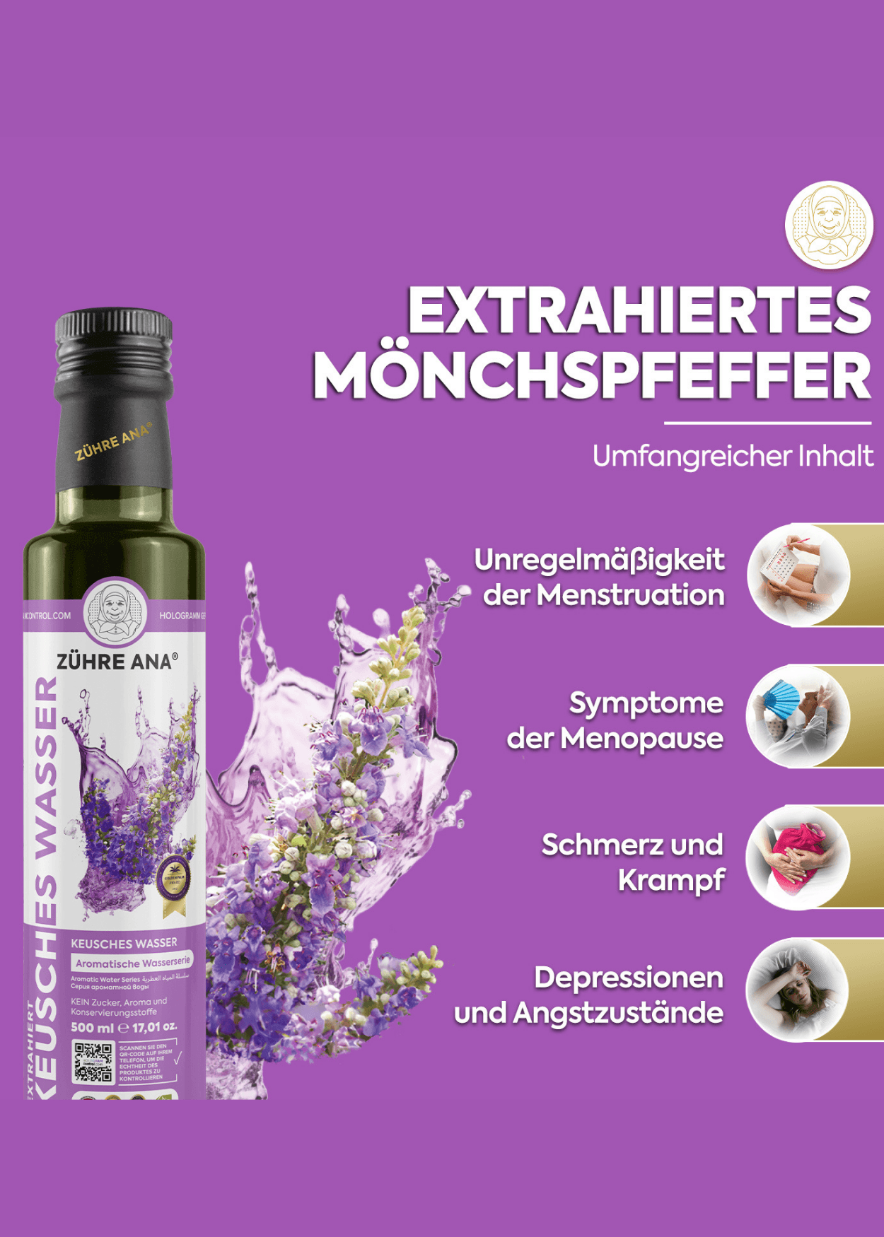 Zühre Ana Keuschesswasser 500ml
