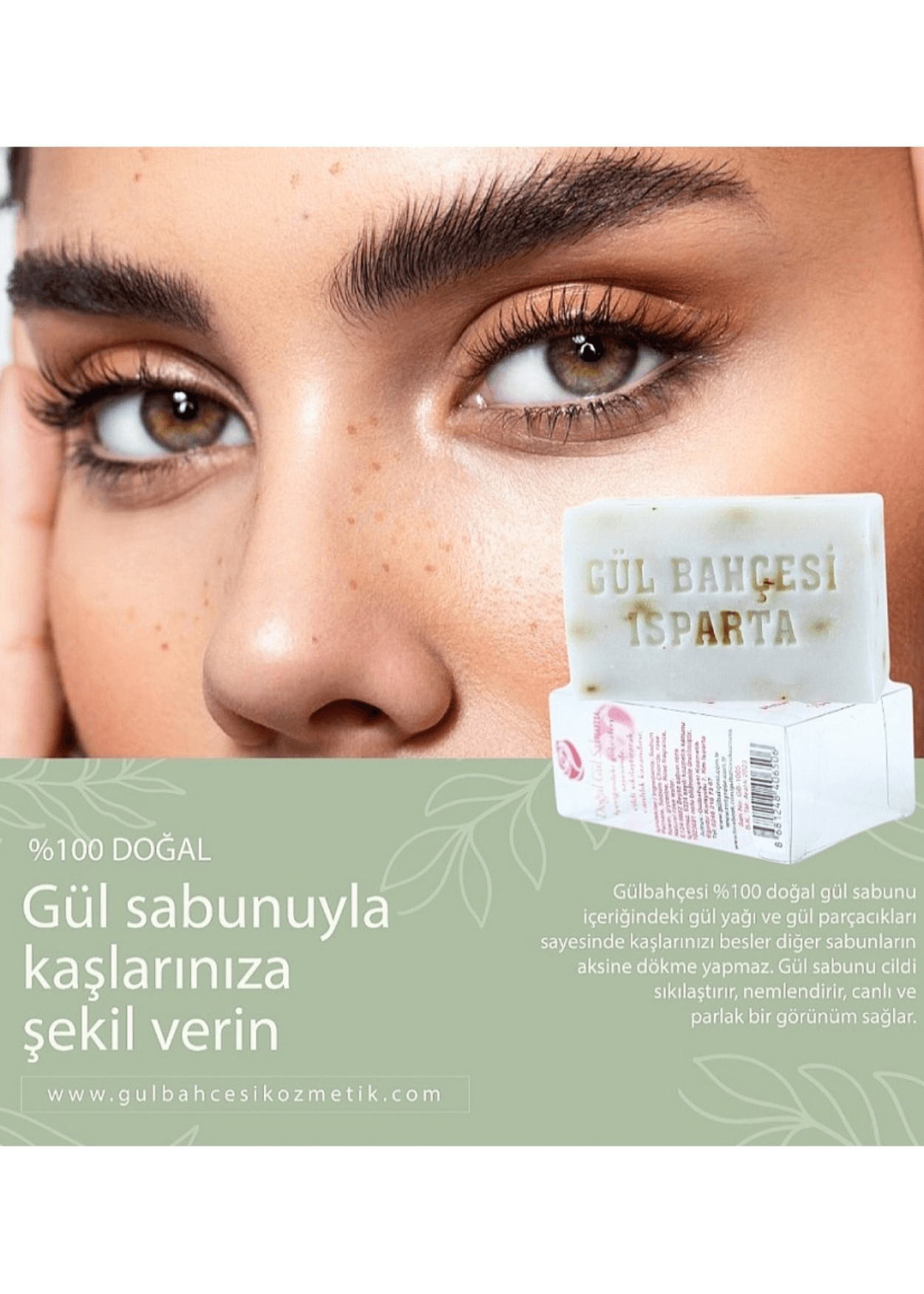 Doğal Gül Sabunu 150g