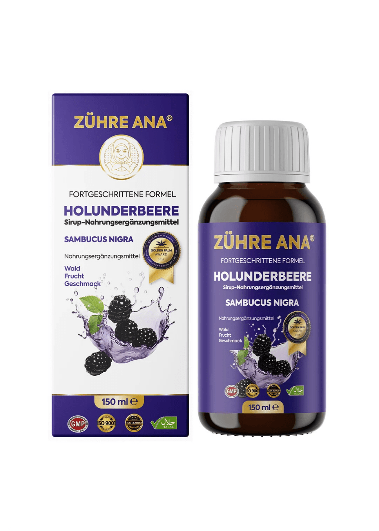 Zühre Ana Siyah Mürver Şurubu 150ml