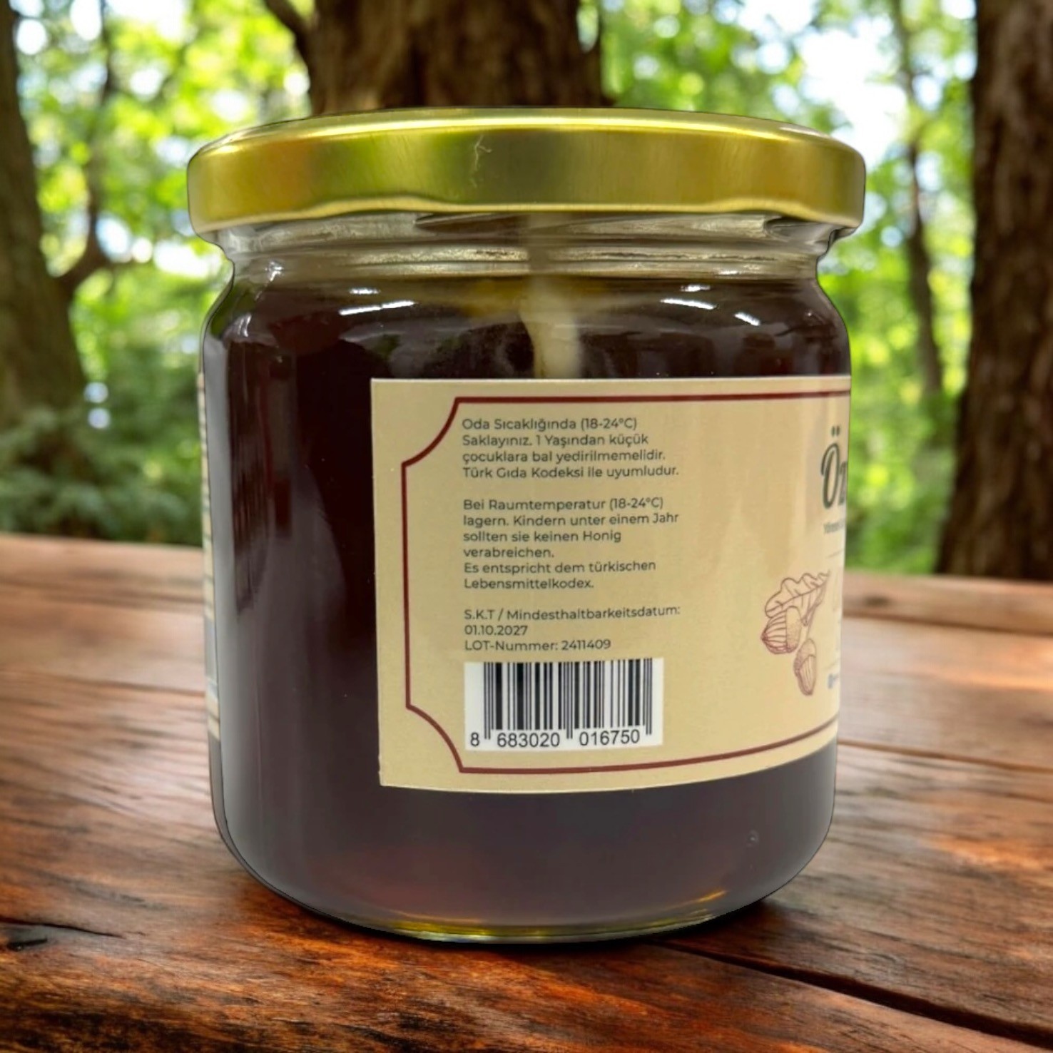 Hakiki Meşe Balı 450g