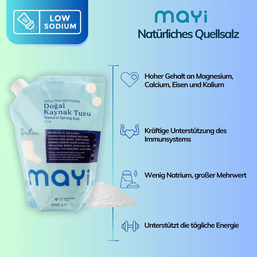 Mayi Quellsalz - gemahlen & jodiert 2kg