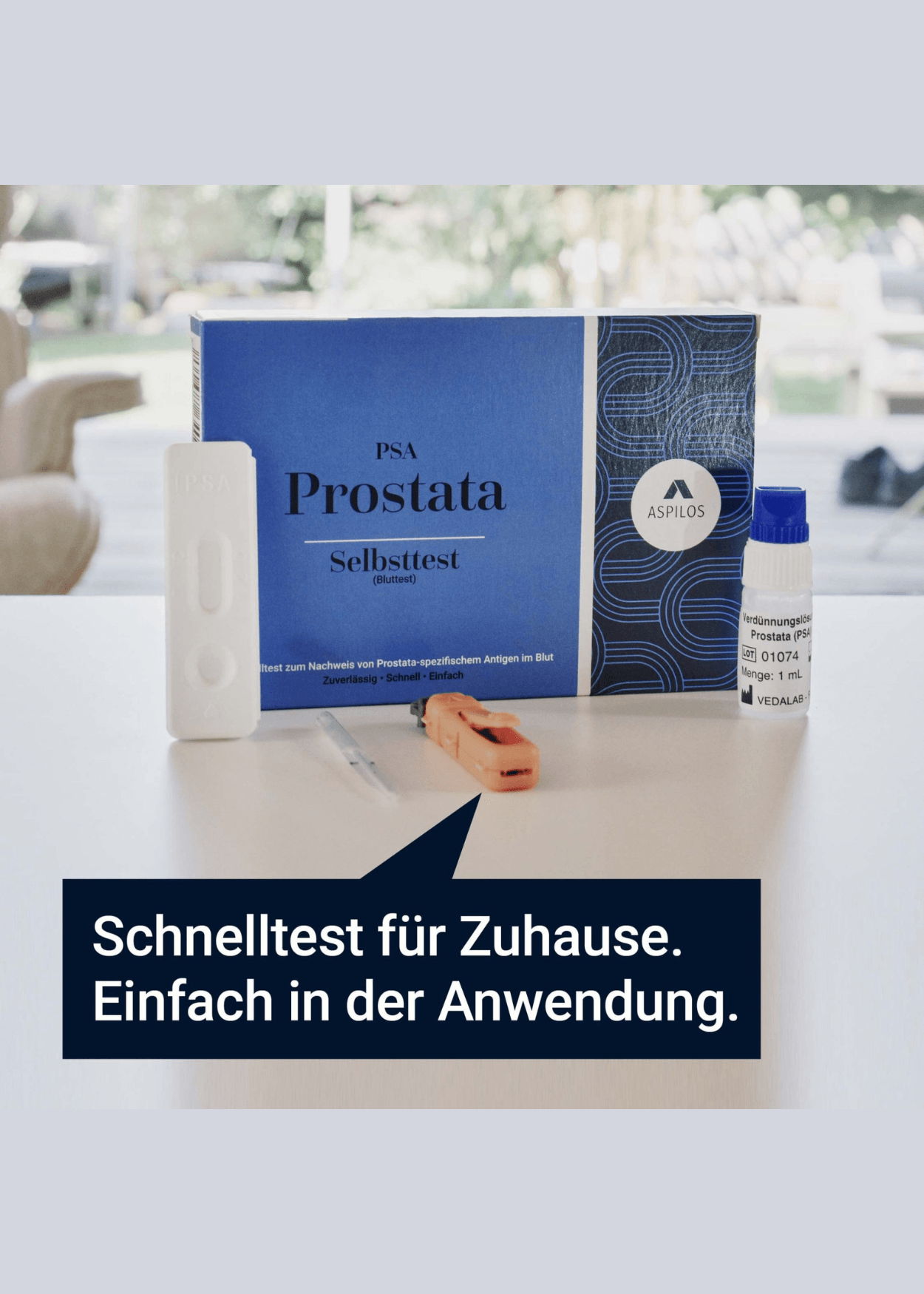 Prostata (PSA) Selbsttest für Zuhause