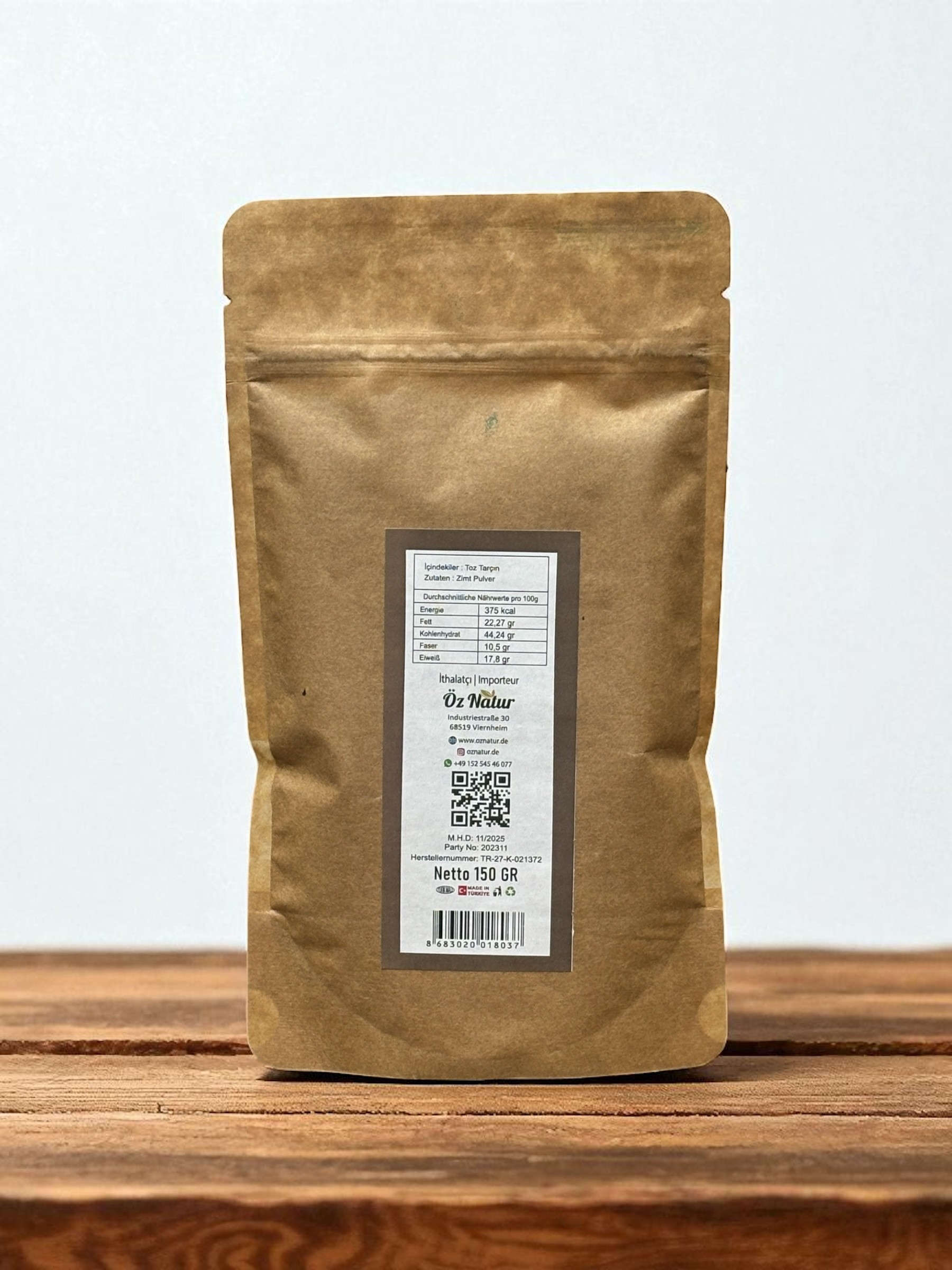 Zimtpulver Gemahlen 150g