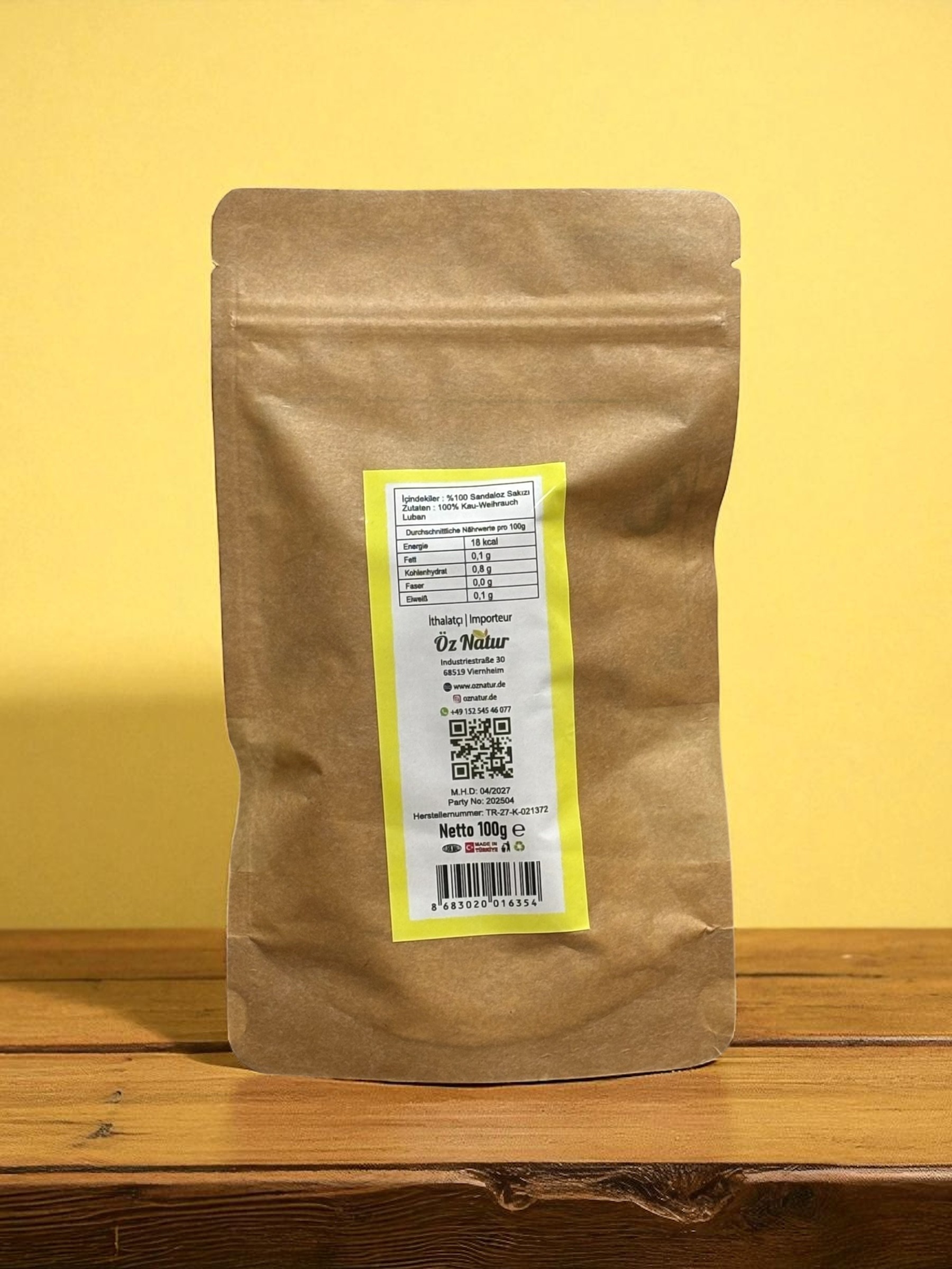 Kau-Weihrauch Luban (Sandaloz Sakızı) 100g
