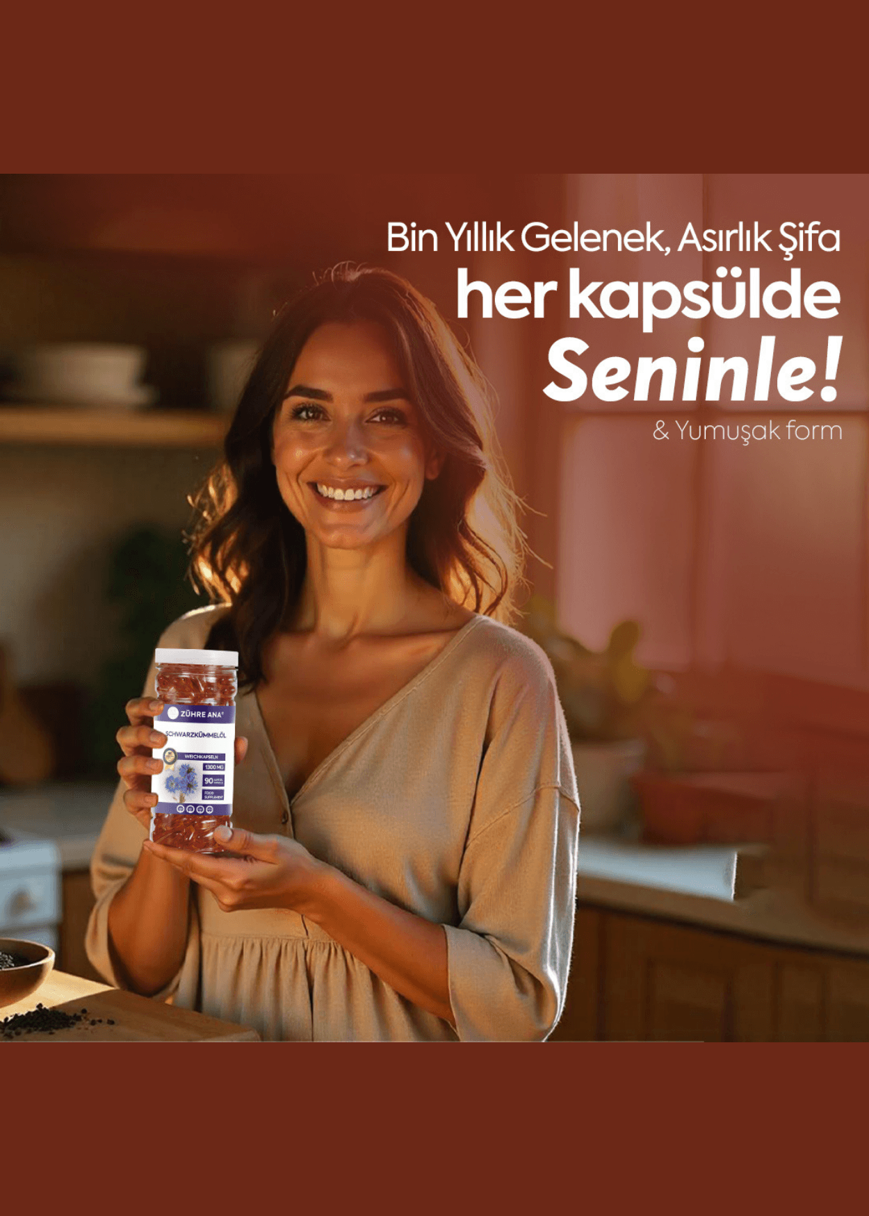 Zühre Ana Schwarzkümmelöl Softgel 90 Kapseln