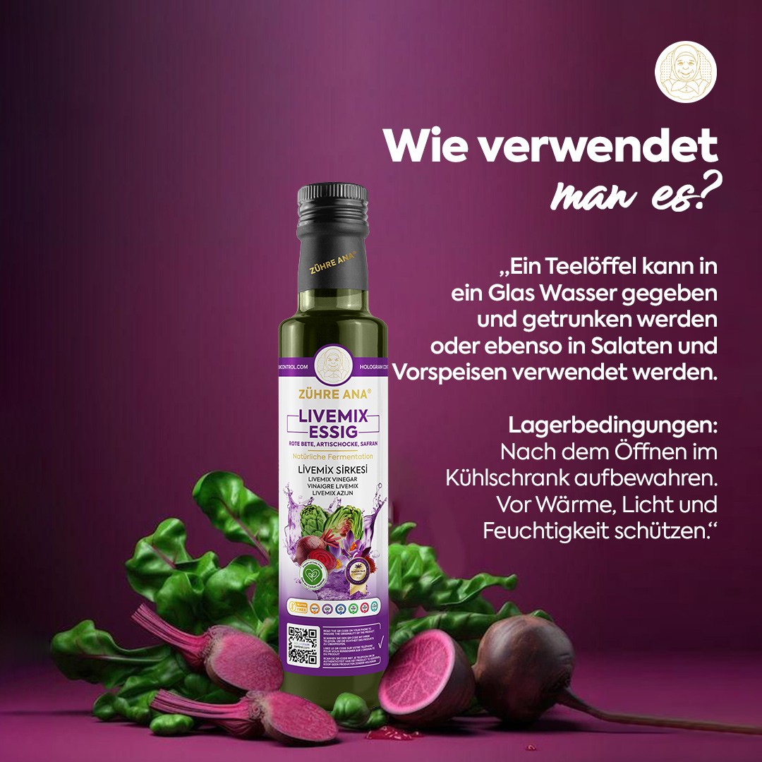 Zühre Ana Livemix Essig Naturfermentation 500ml