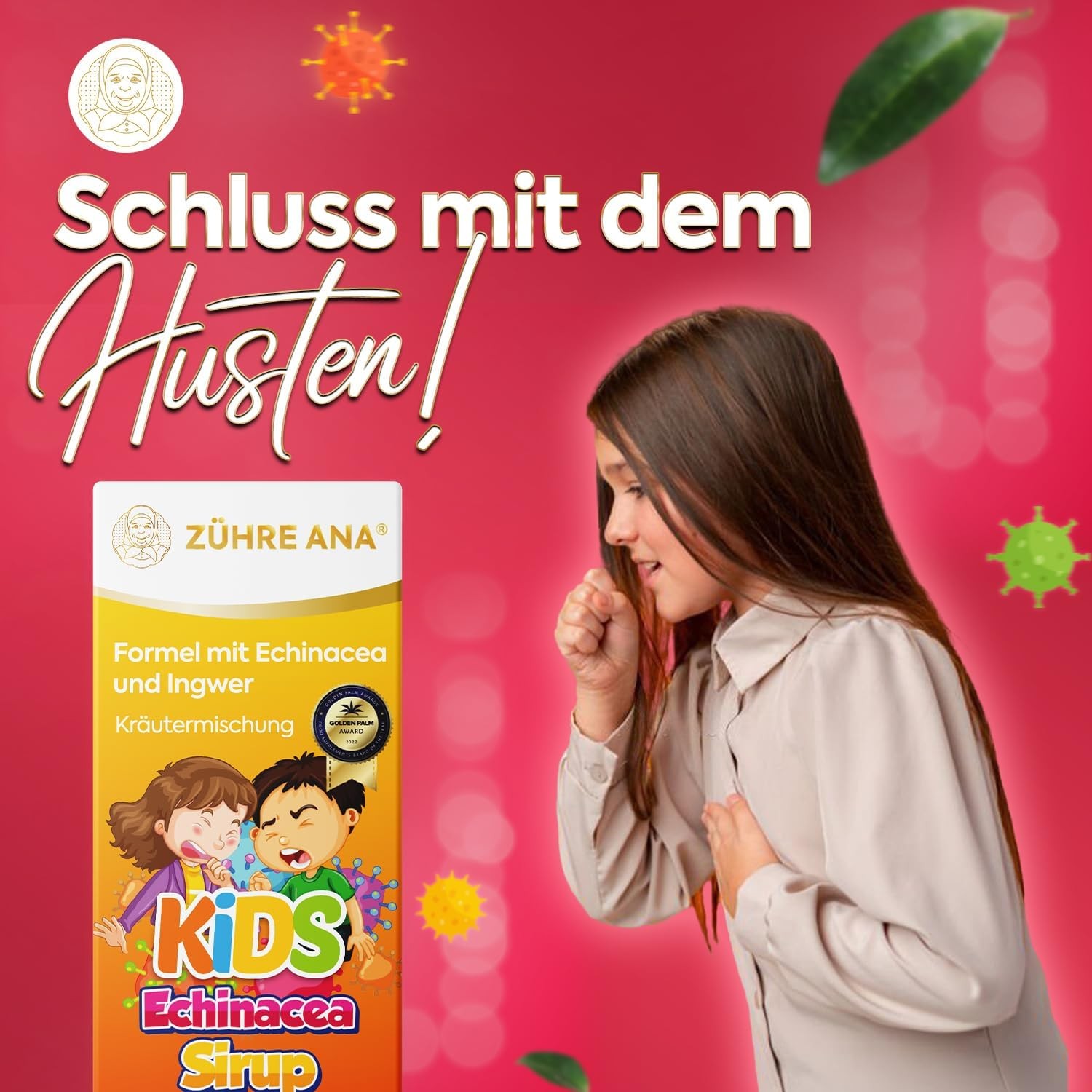 Zühre Ana Echinacea Sirup – Nahrungsergänzungsmittel auf Basis von Echinacea 150ml