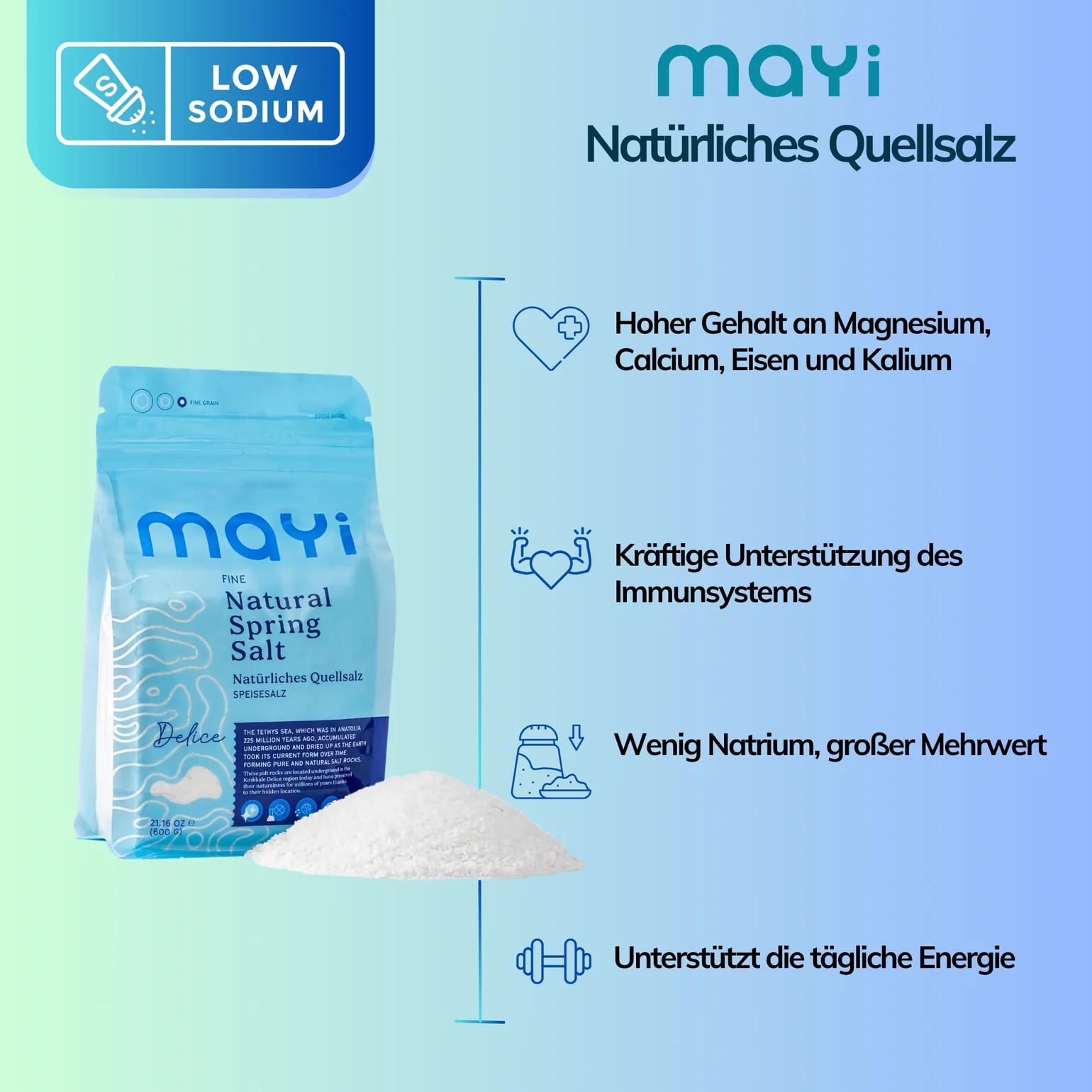 Mayi Quellsalz - gemahlen 600g