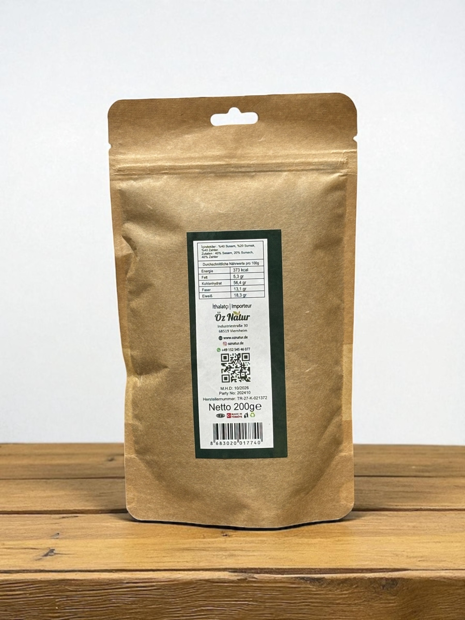 Zahter 200g
