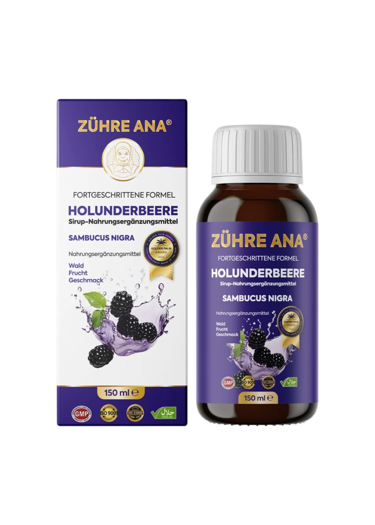 Zühre Ana Siyah Mürver Şurubu 150ml