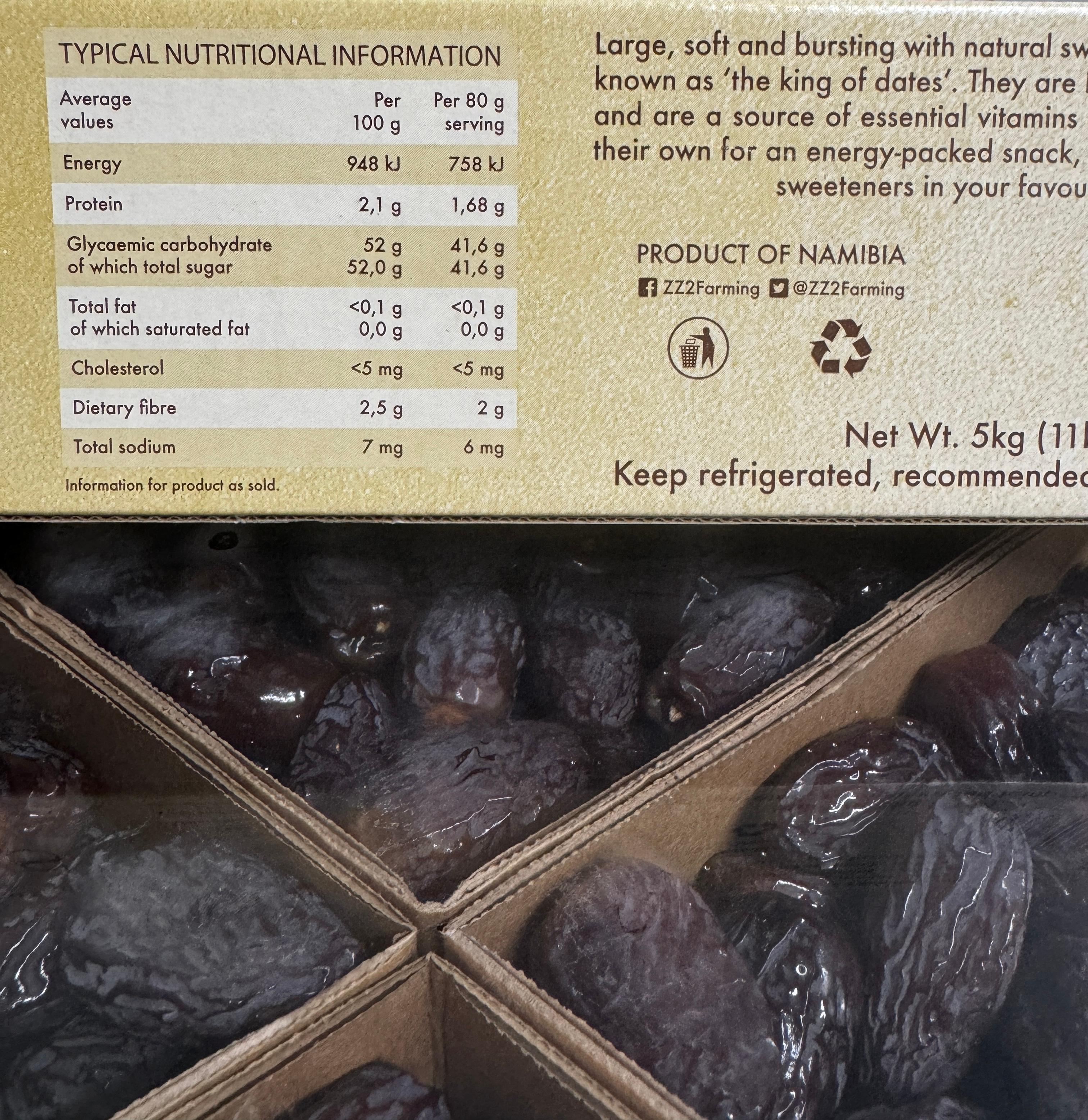 Medjool Dates Large 5 Kg