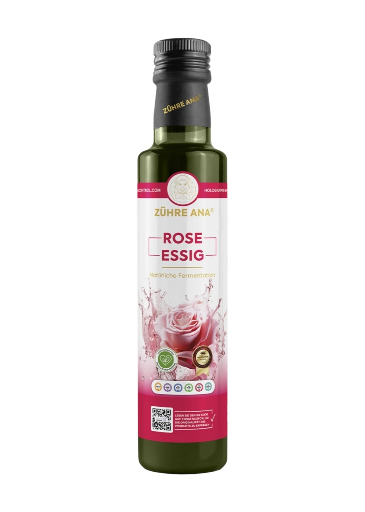 Zühre Ana Rosenessig Natürliche Fermentation (Gül Sirkesi) 500ml