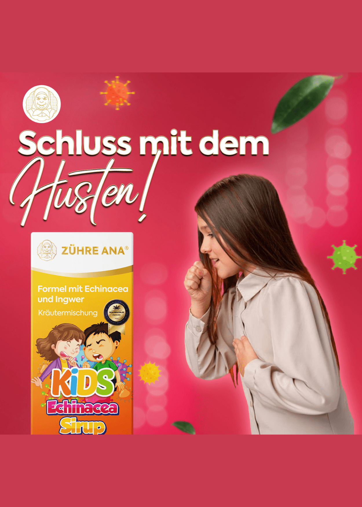 Zühre Ana Echinacea Sirup – Nahrungsergänzungsmittel auf Basis von Echinacea 150ml