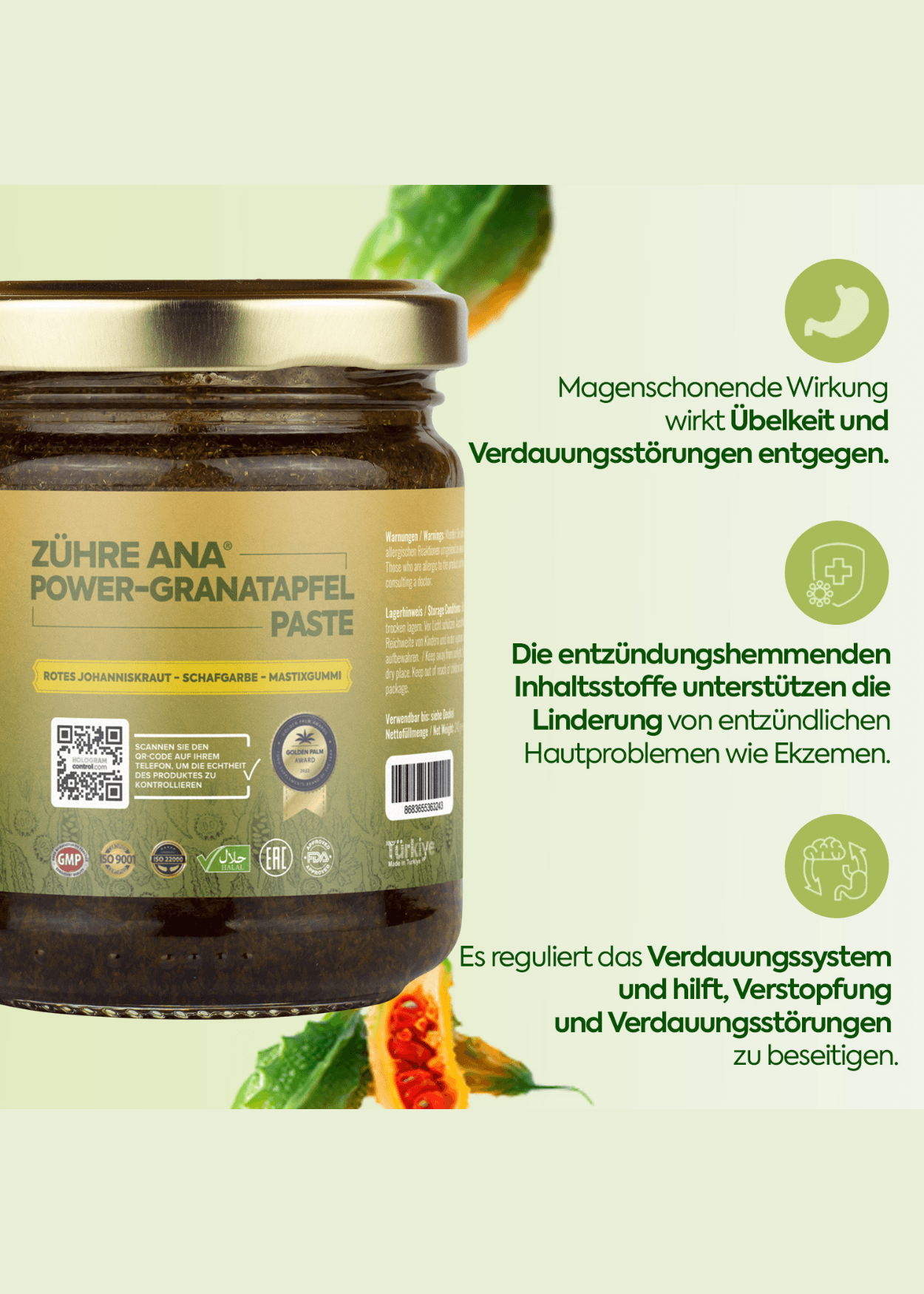 Zühre Ana Bittermelonen Paste (Kudret Narı Macunu) 240g