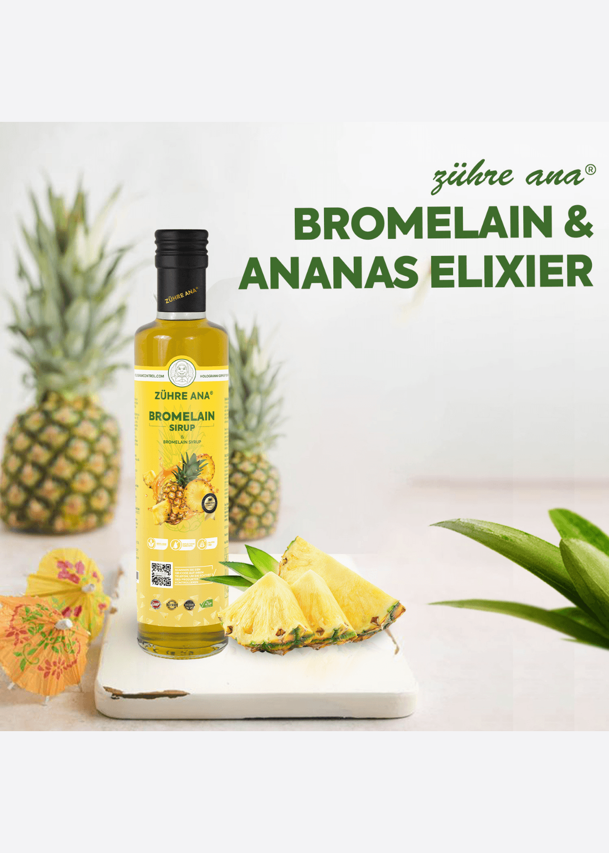 Zühre Ana Bromelain Sirup - Ananas- extrakt 250ml