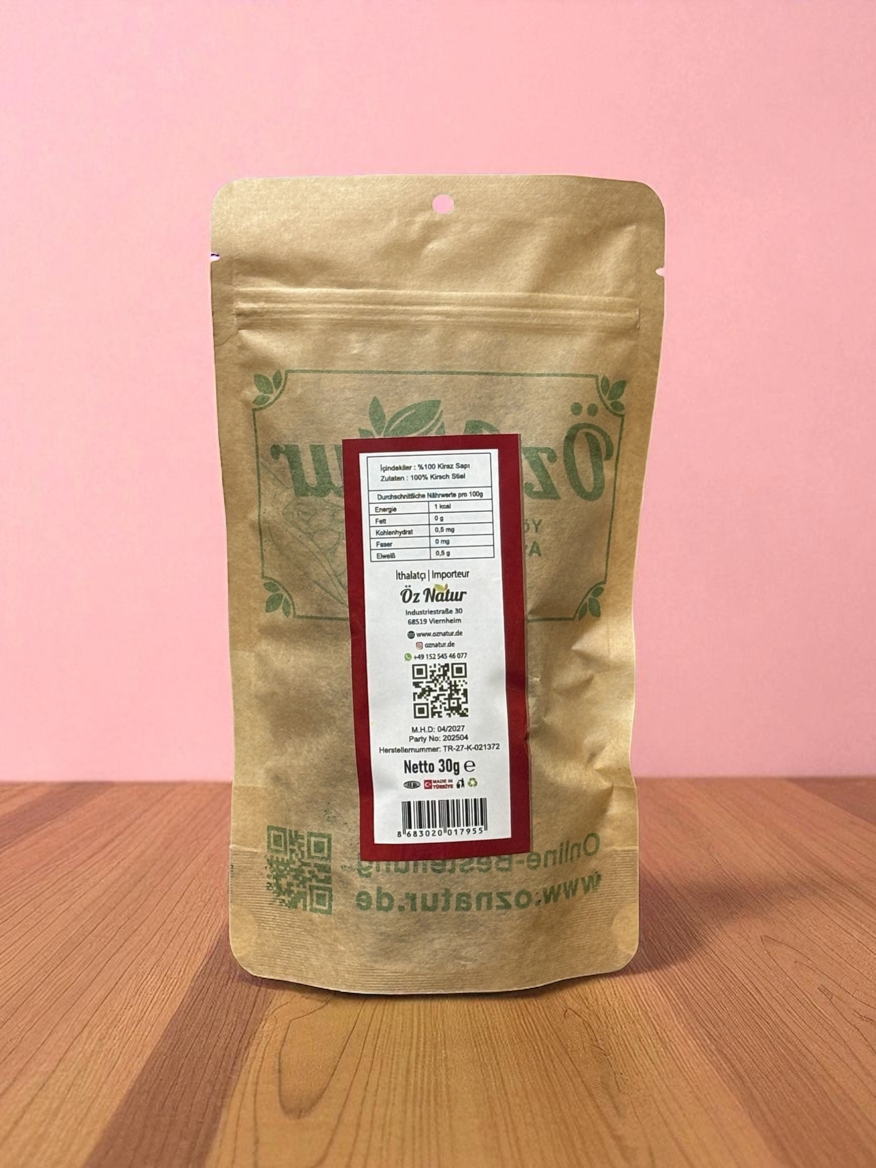 Kurutulmuş Kiraz Sapı 30g