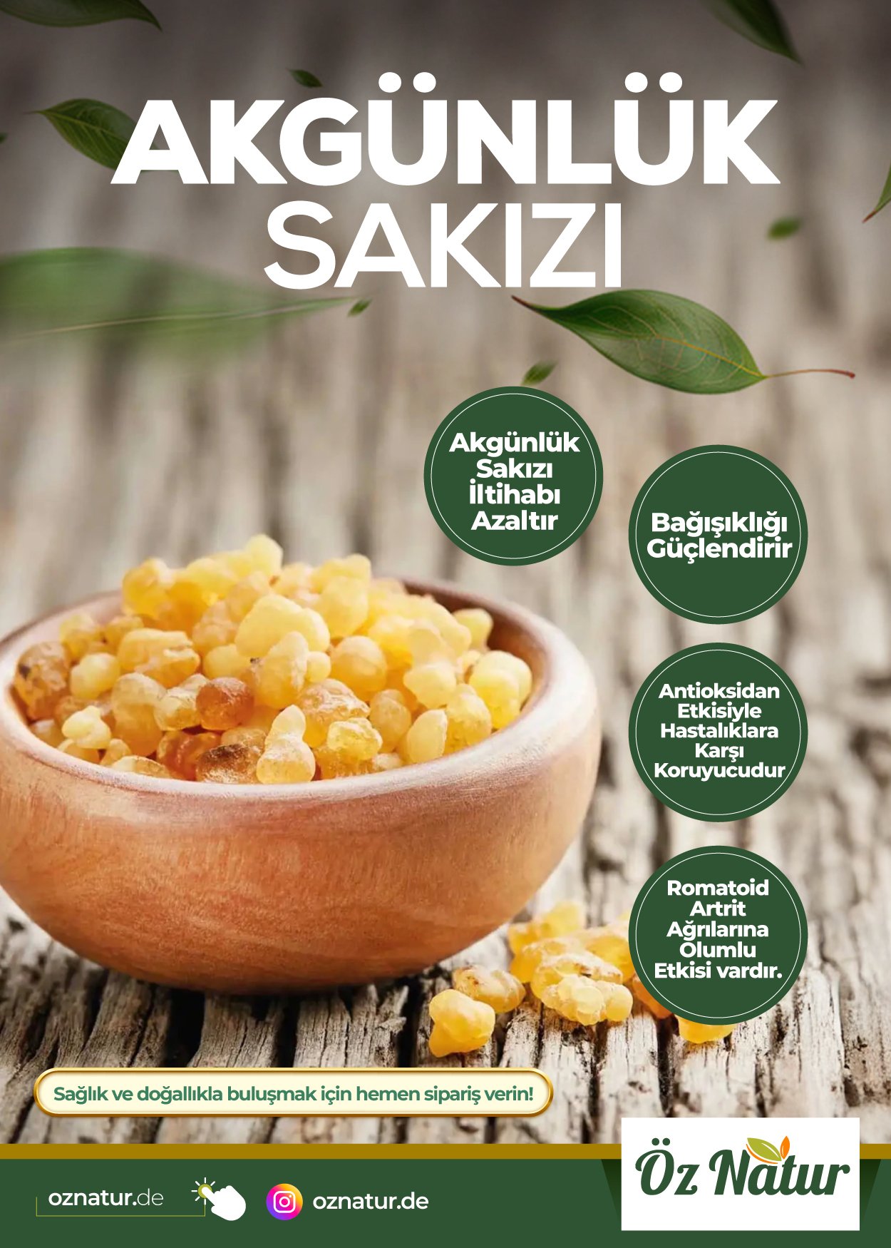 Akgünlük Sakızı 100g