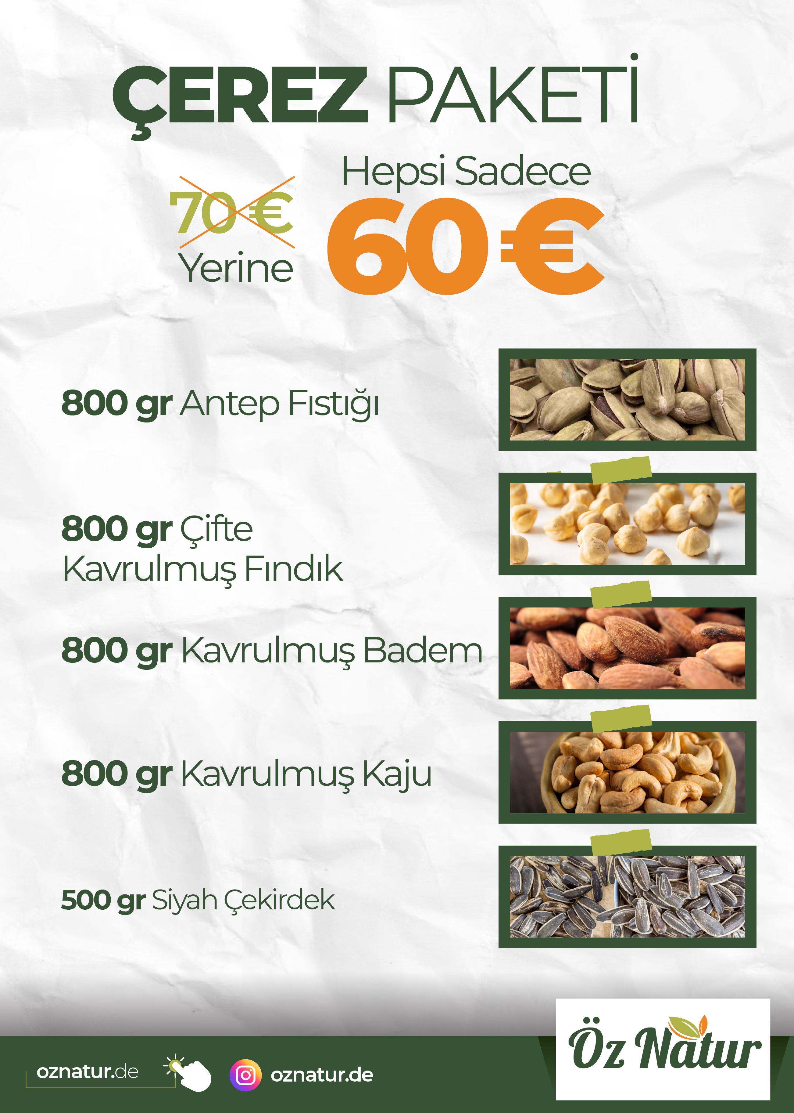 Frisches und Knuspriges Bundle (5 Produkt)