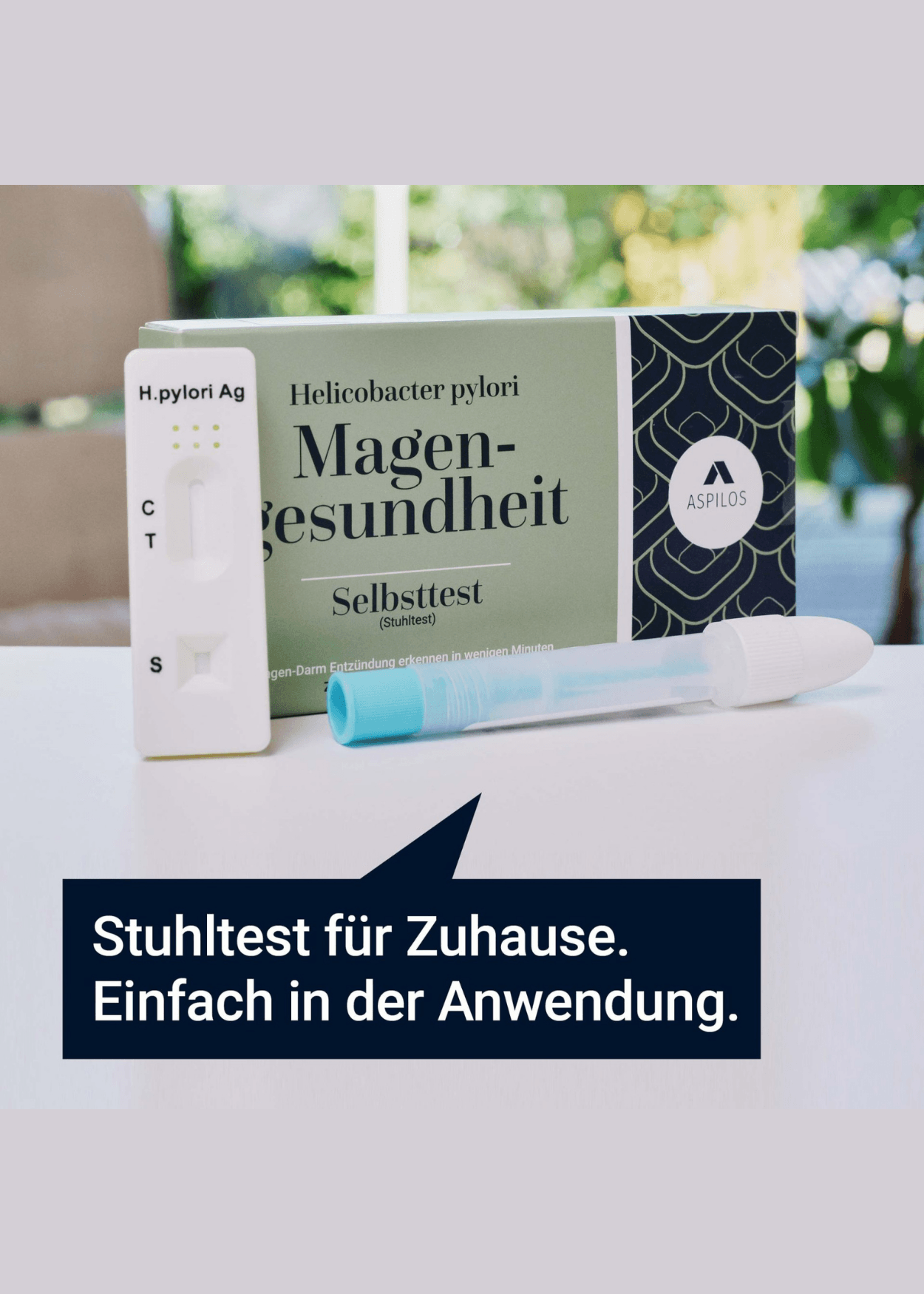 Magengesundheit (Helicobacter pylori) - Selbsttest für Zuhause