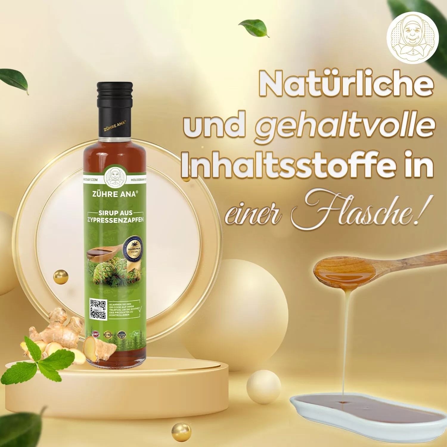 Zuhre Ana Zypressenzapfen Sirup 650ml