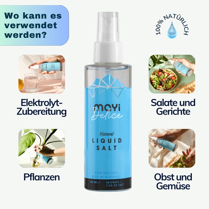 Flüssiges Natürliches Quellsalz 150ml