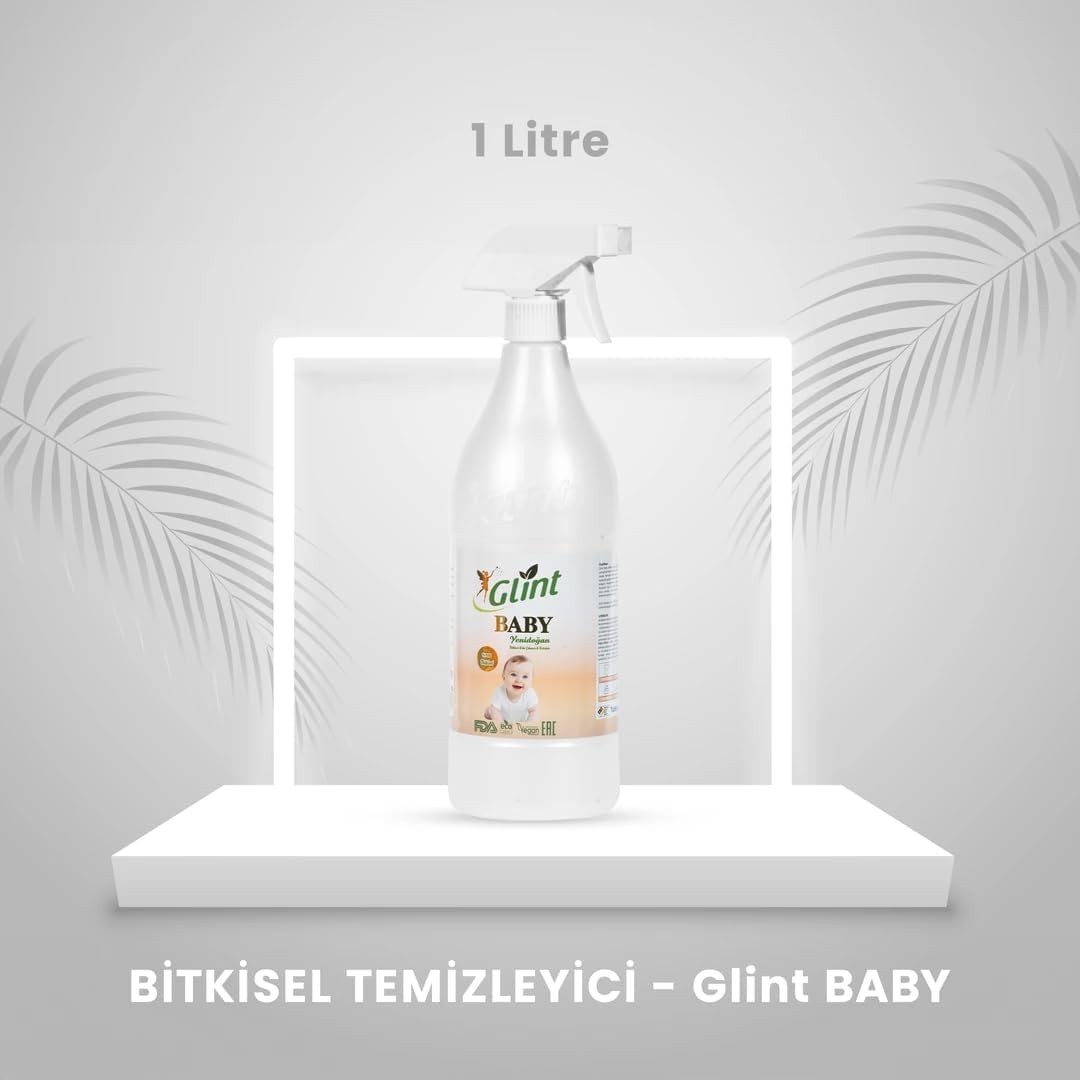 Glint %100 Bitkisel Çamaşır Leke Çıkarıcı Bebek Genel Temizleyici 1L