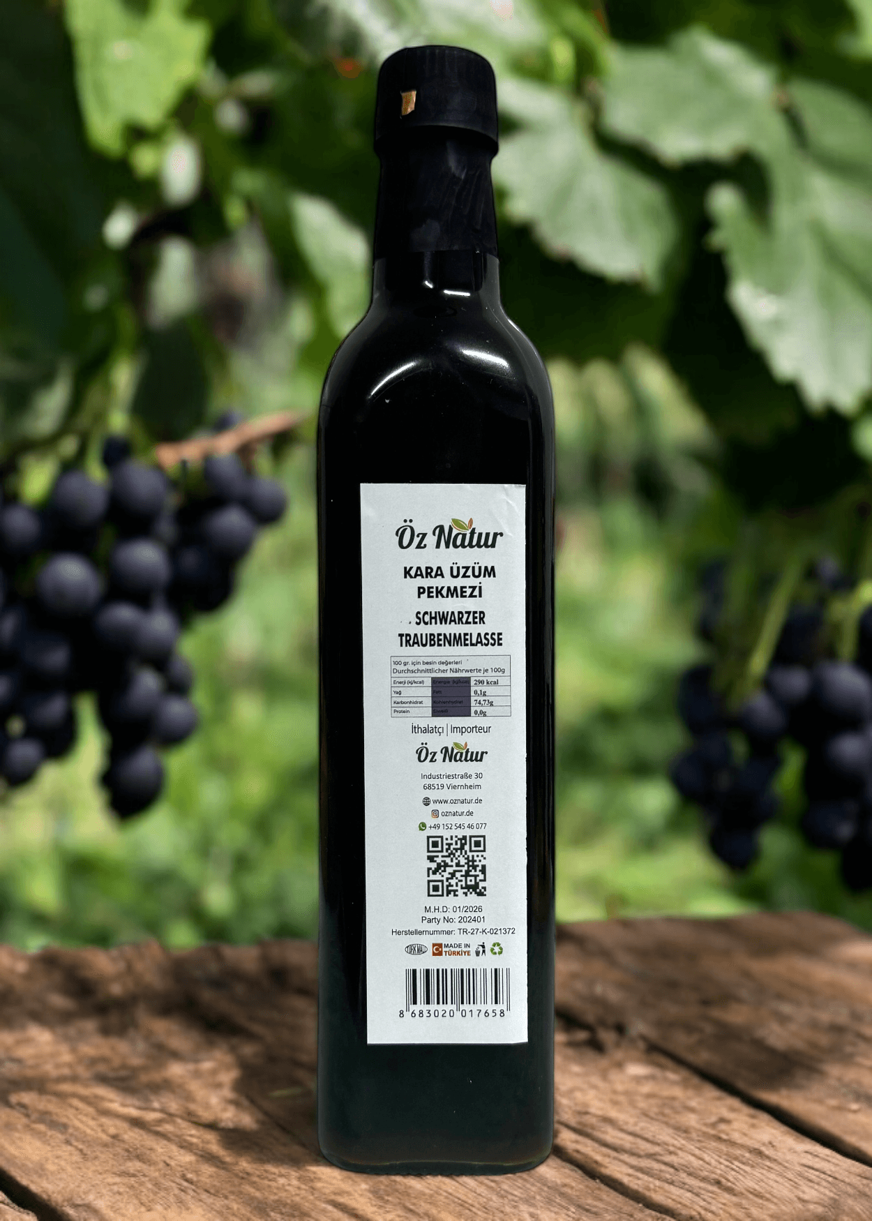 Handmade Black Grape Syrup 700g