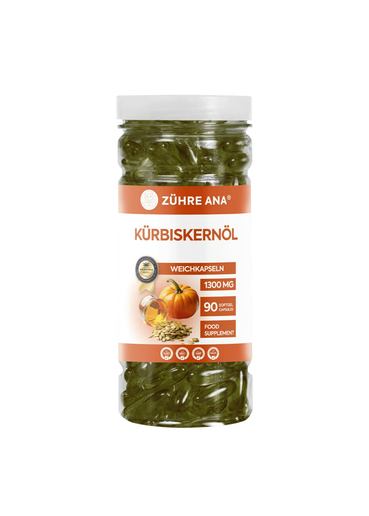 Zühre Ana Kürbiskernöl Softgel 90 Kapseln