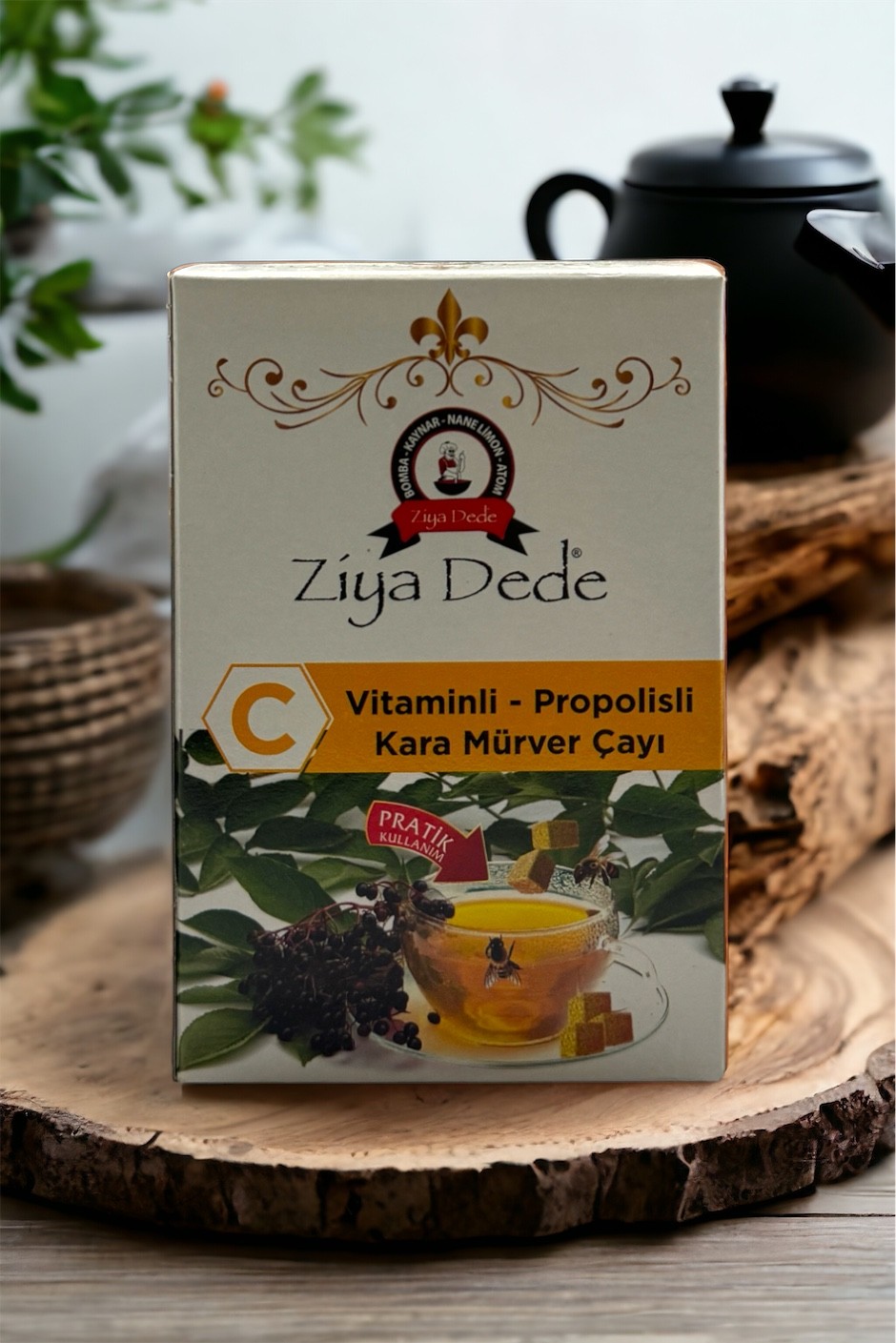 Black Elderberry Tea with Vitamin C - Propolis 150g