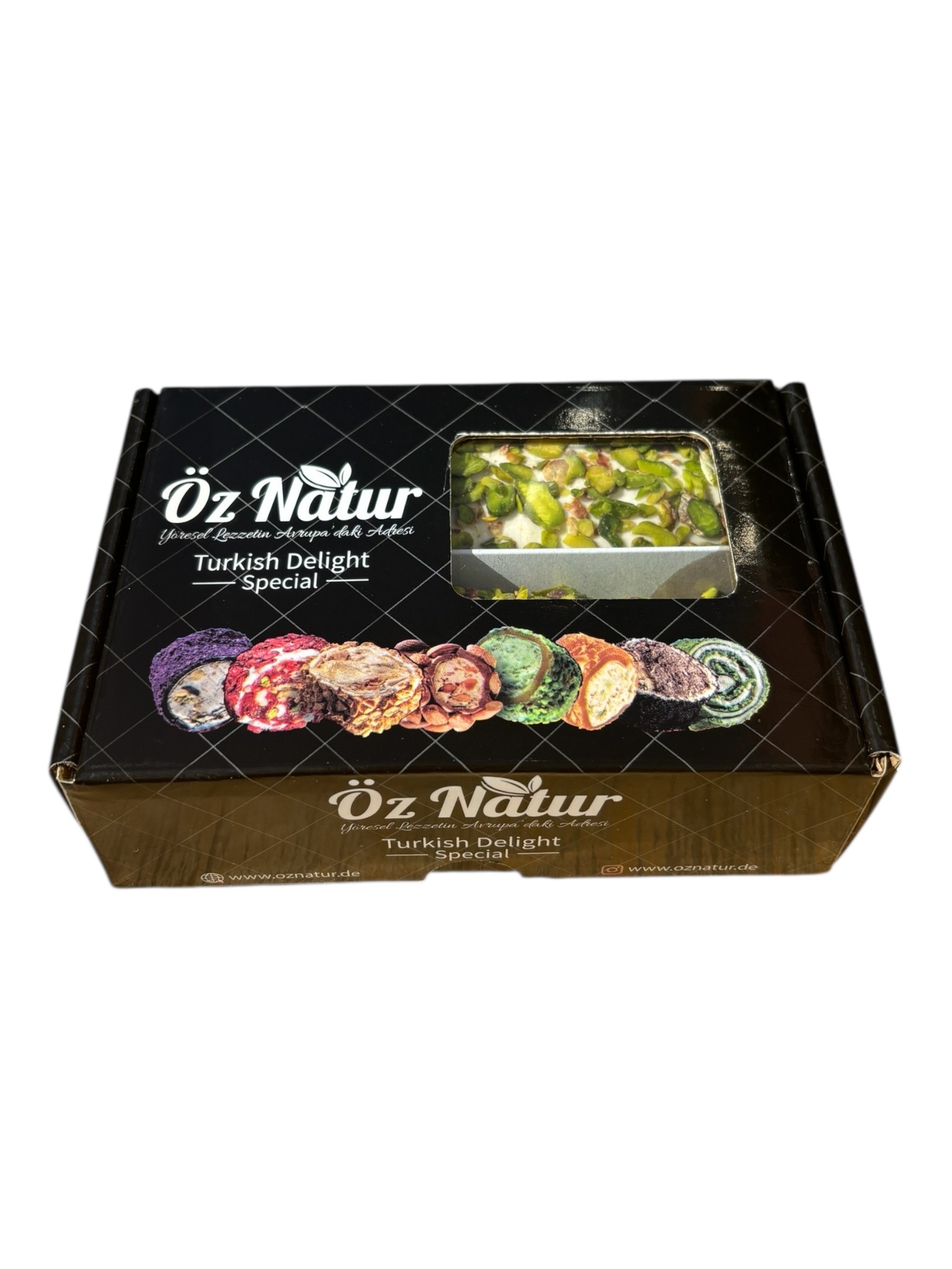 Turkish Delight Lokum mit Pistazien & Hasselnusscreme 500g