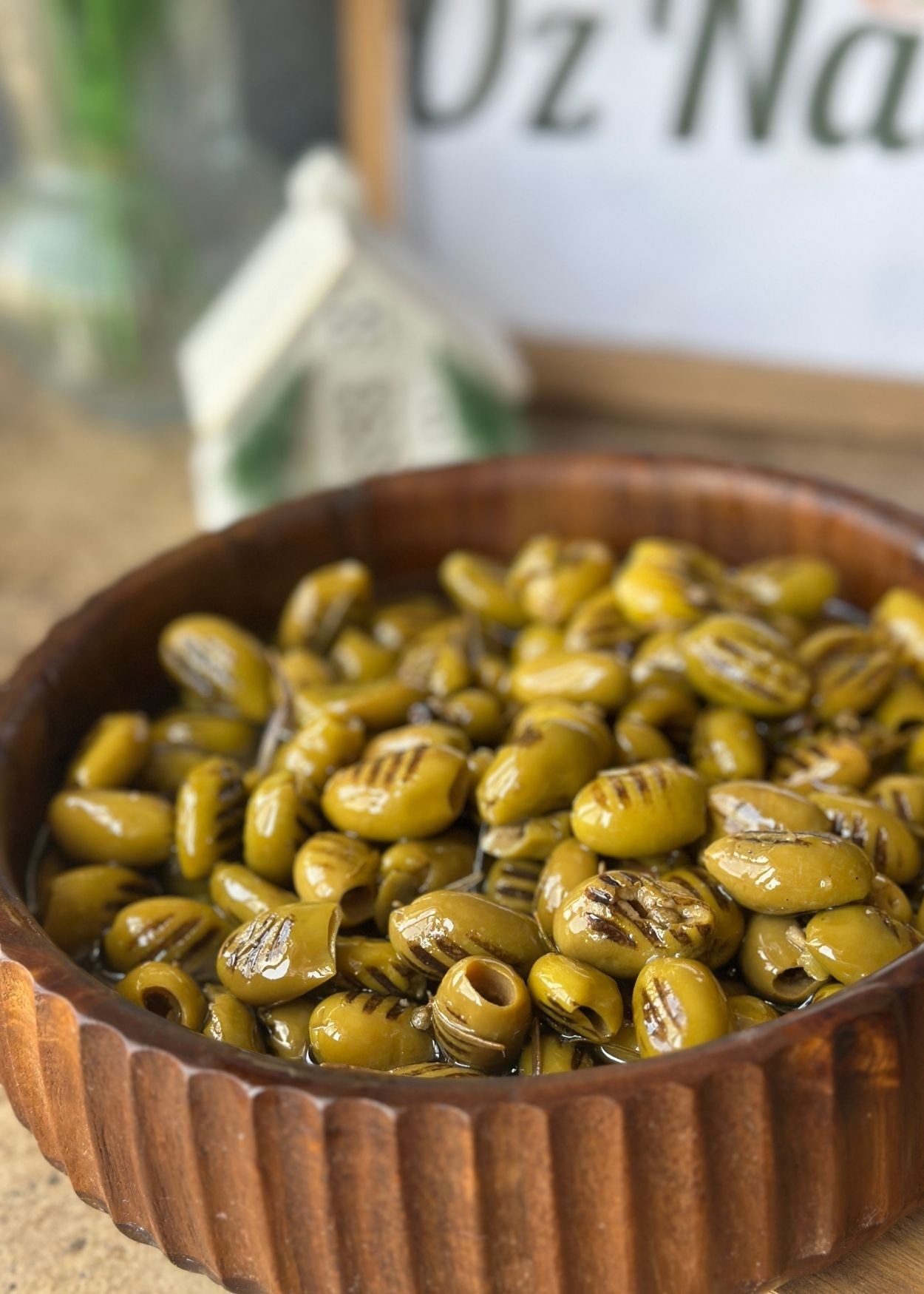 Grilled Green Olives 1kg