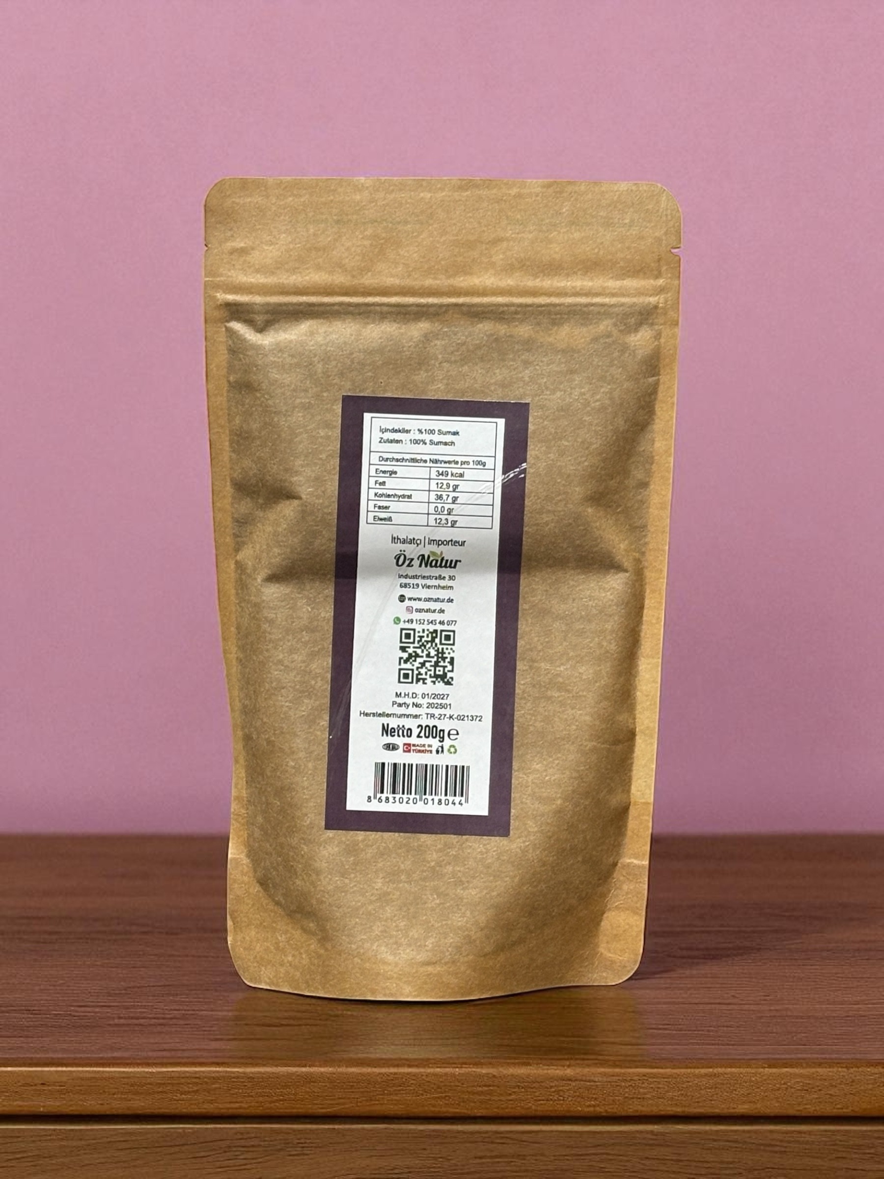 Sumach Gewürz aus Antep 200g