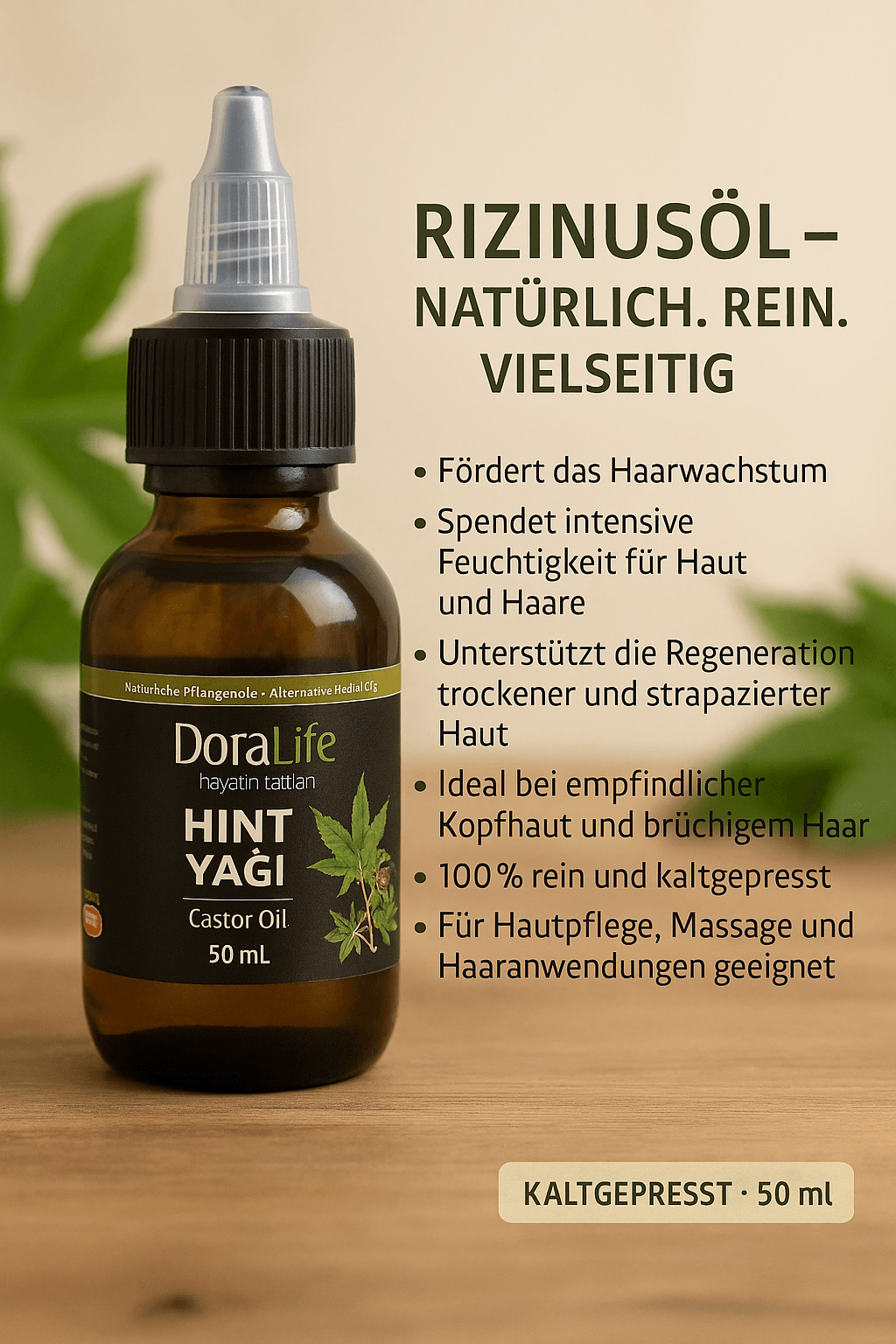 Rizinusöl (Hint Yağı) 50ml