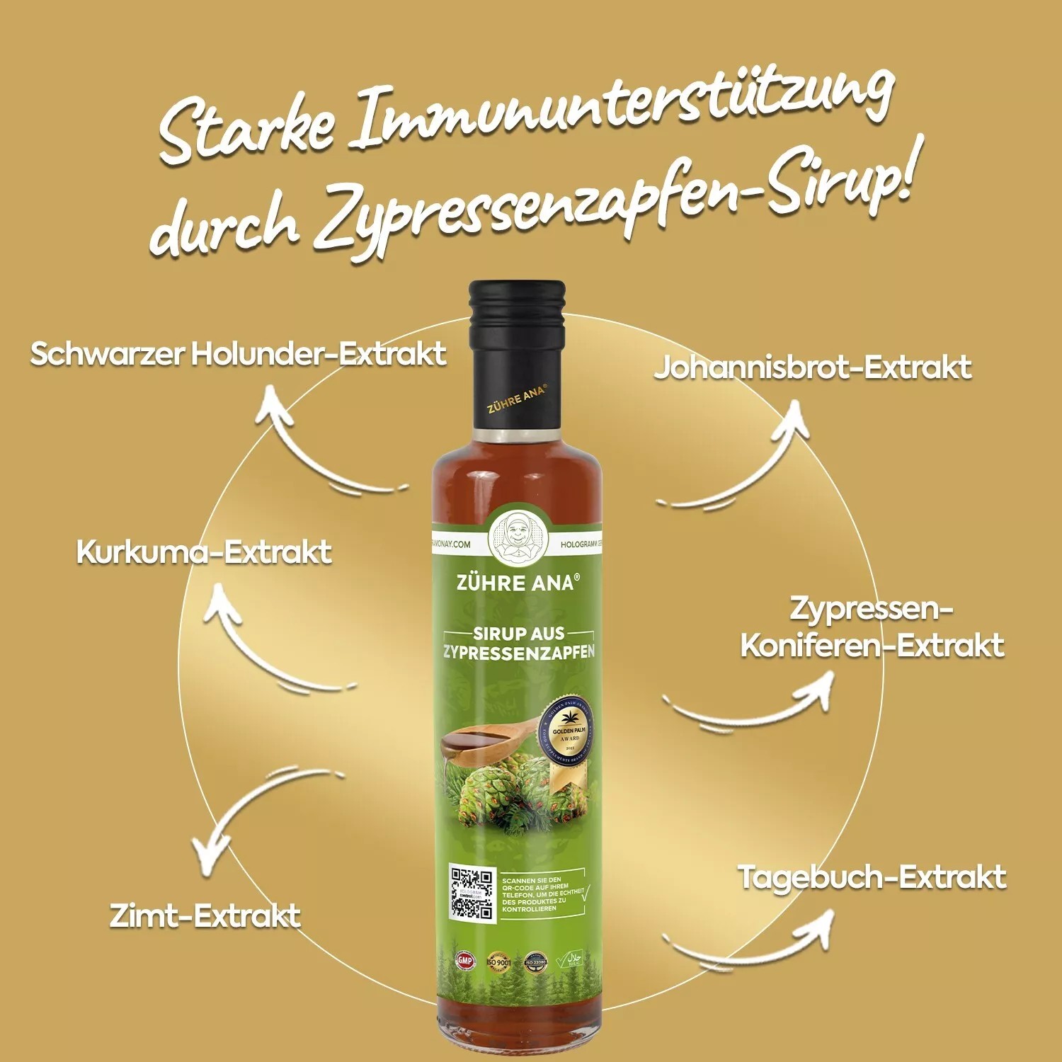 Zuhre Ana Zypressenzapfen Sirup 650ml