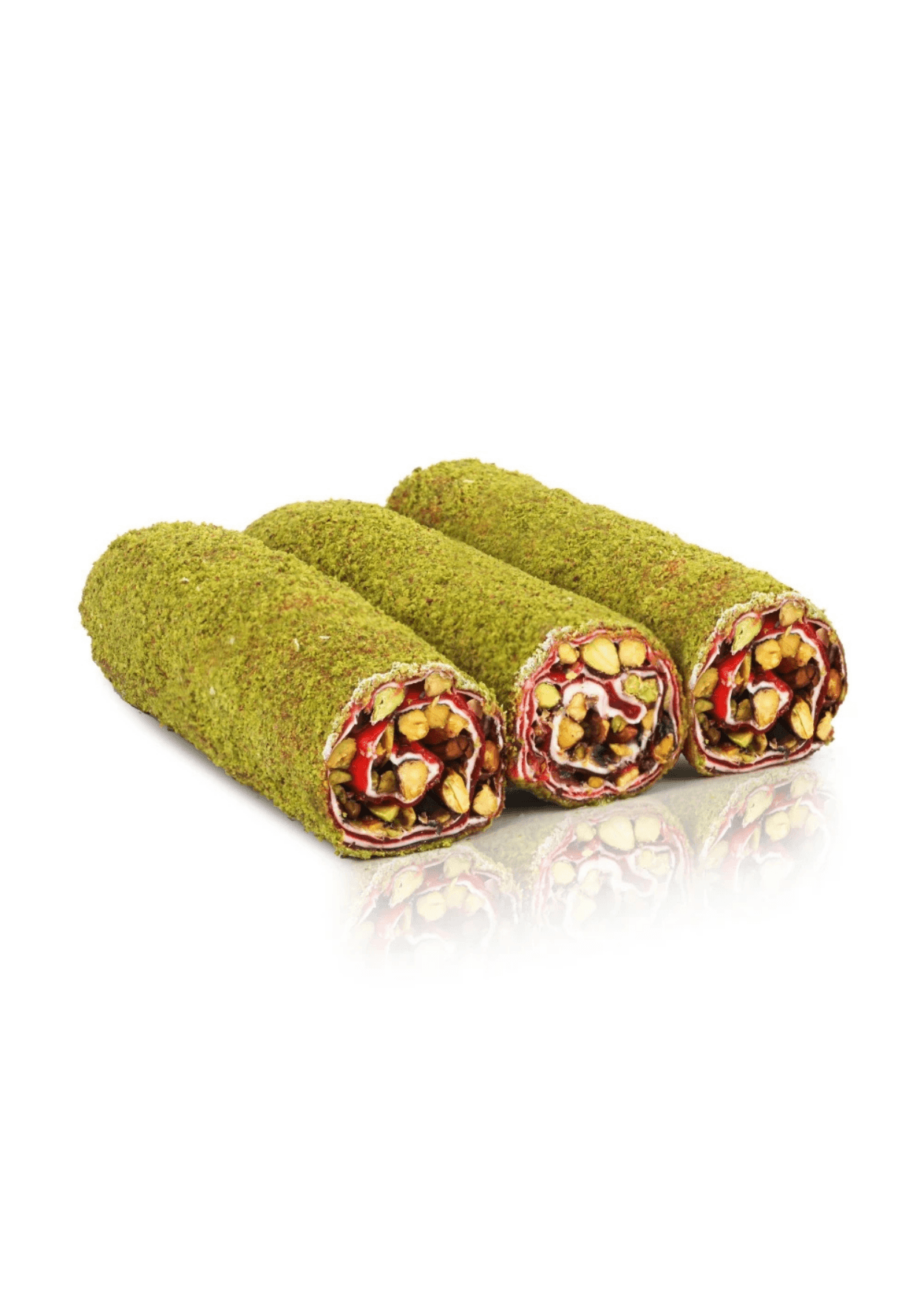 Toz Fıstıklı Narlı Ekstra Spesiyal Sarma Türk Lokumu 500g
