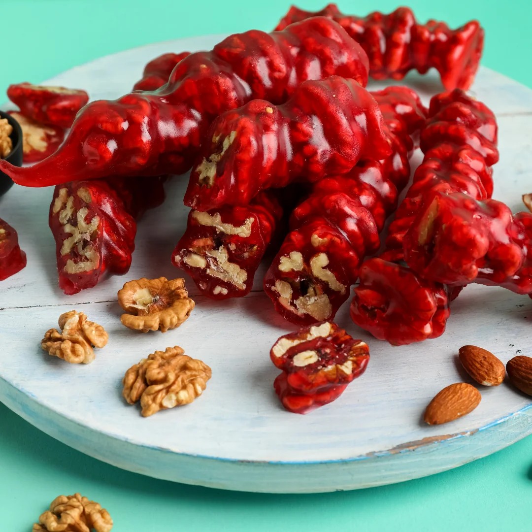 Türkische Cevizli Sucuk mit Walnuss und Granatapfel 500g