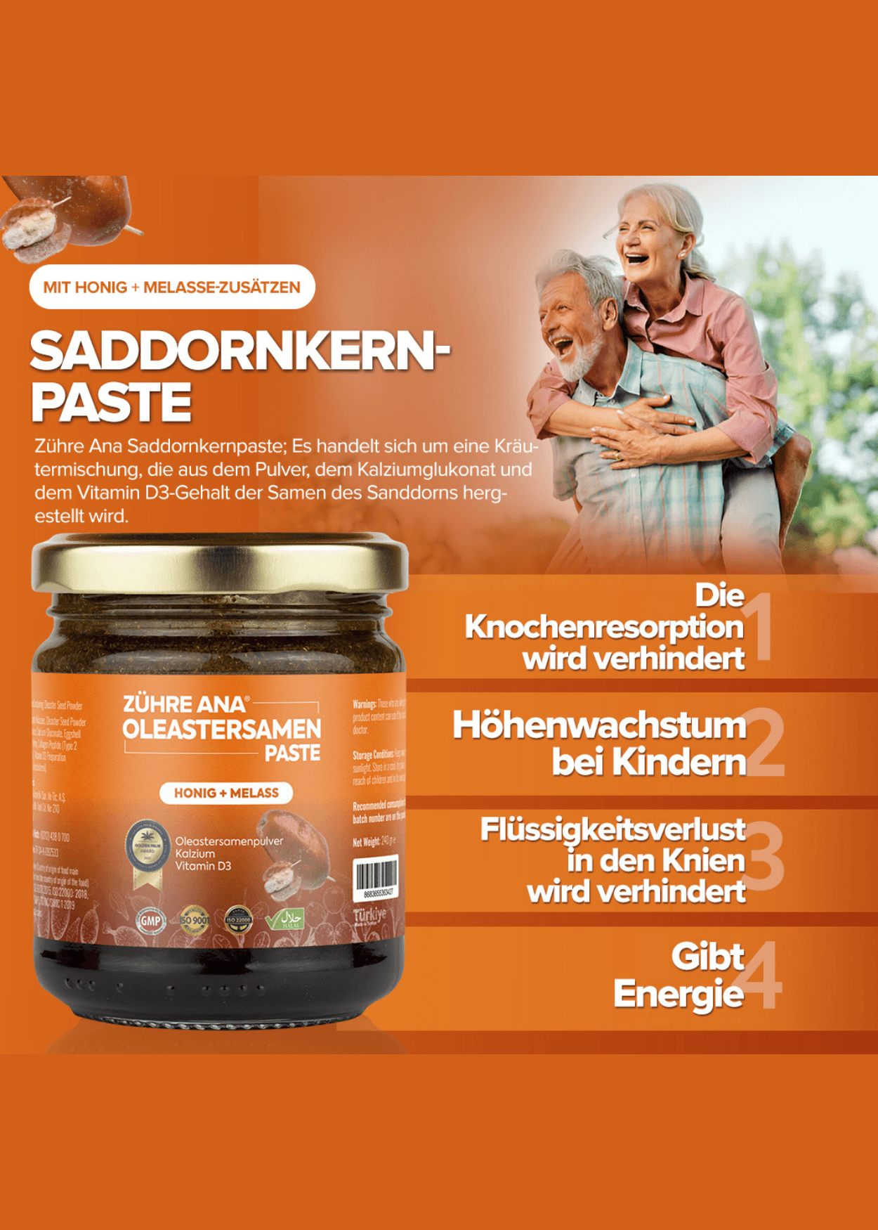 Zühre Ana Sanddornsamenpaste 240g