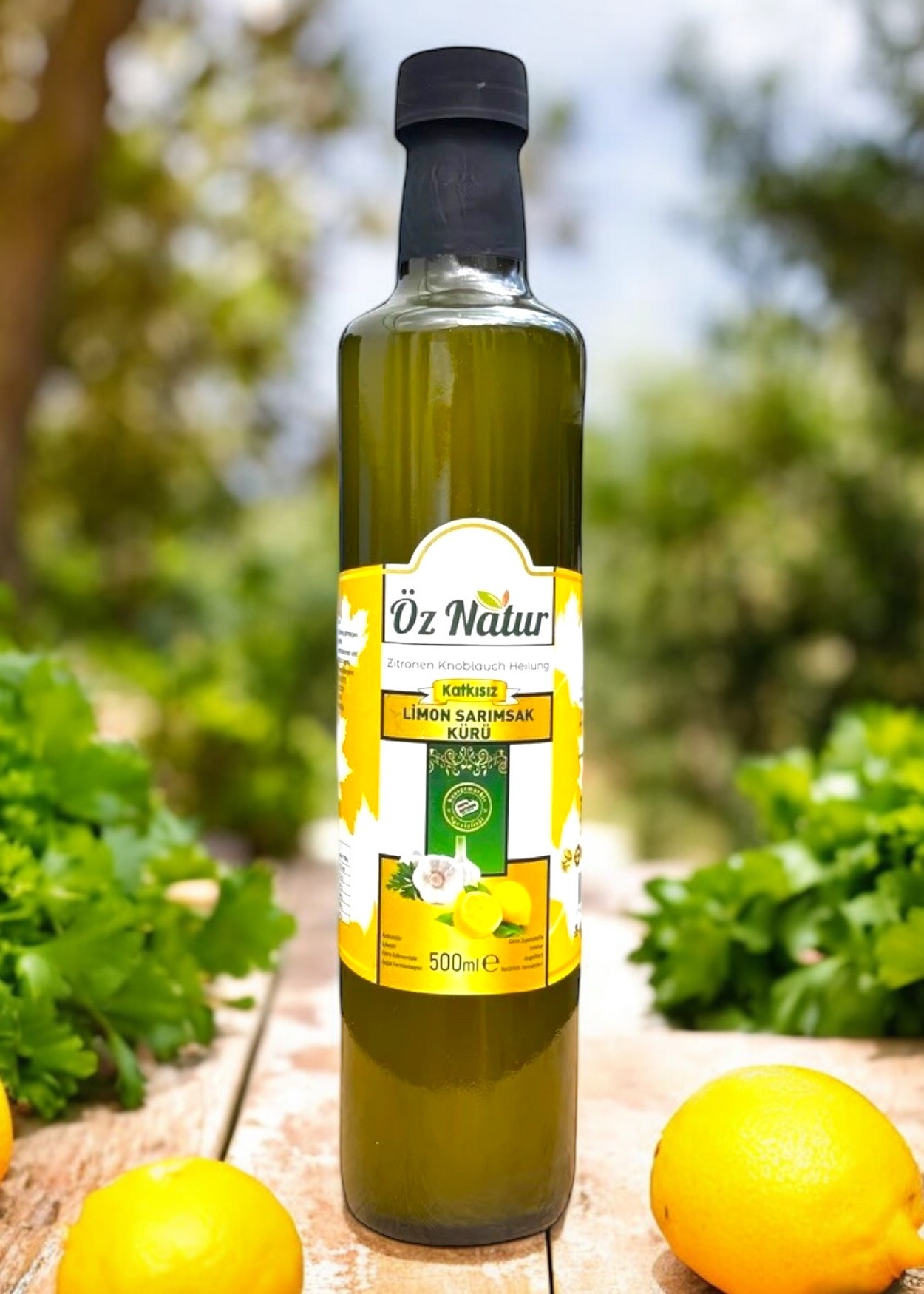 Limon Sarımsak Kürü 500ml