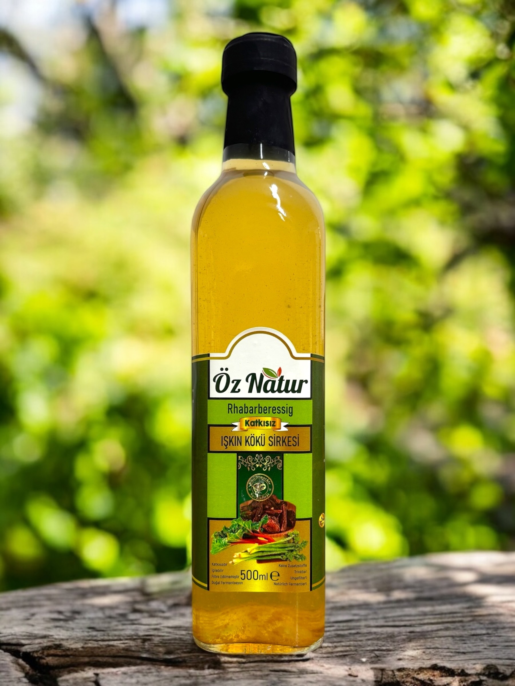 Rhabarberessig (Işkın Kökü Sirkesi) 500ml