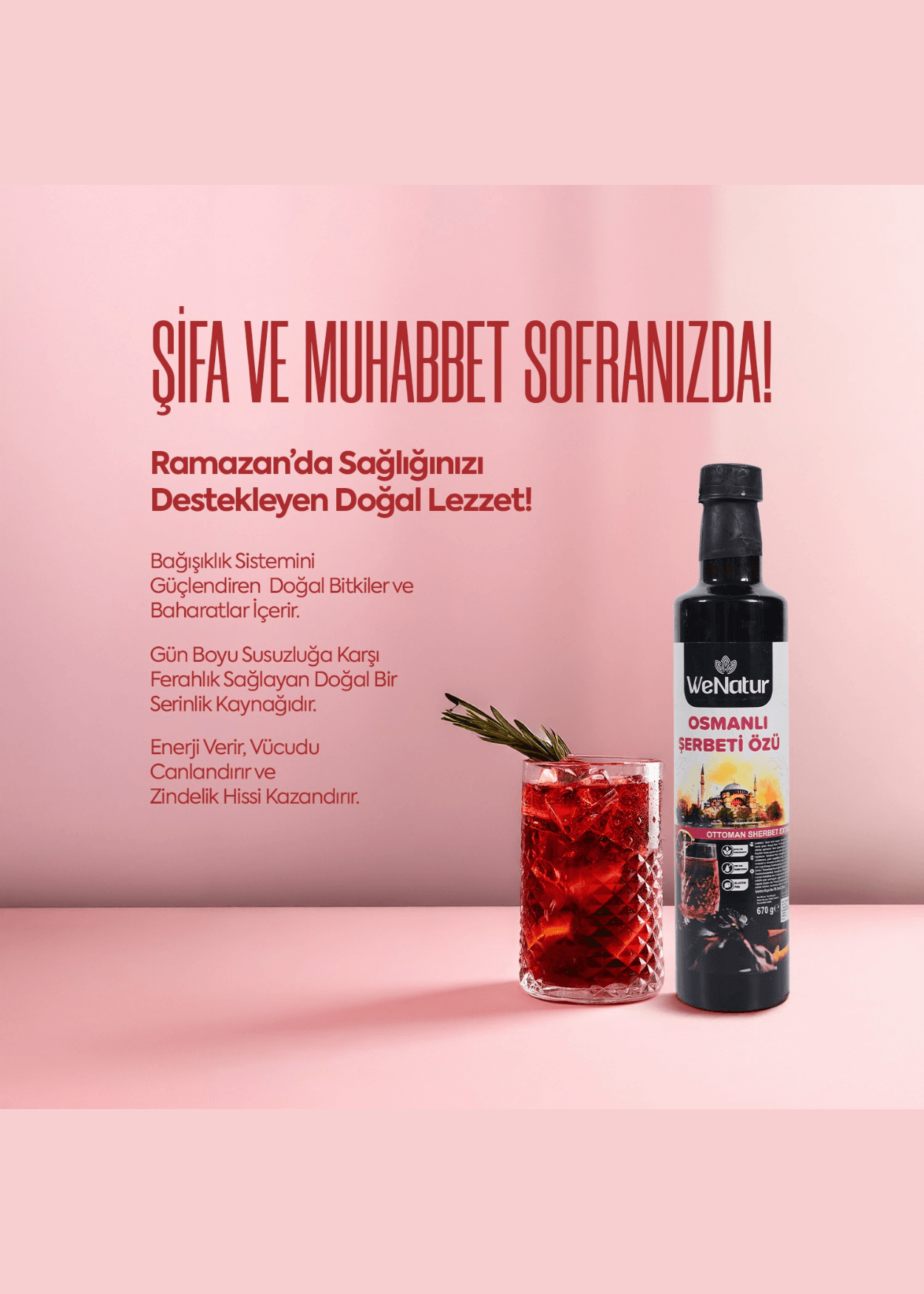 Osmanlı Şerbeti Özü 670ml