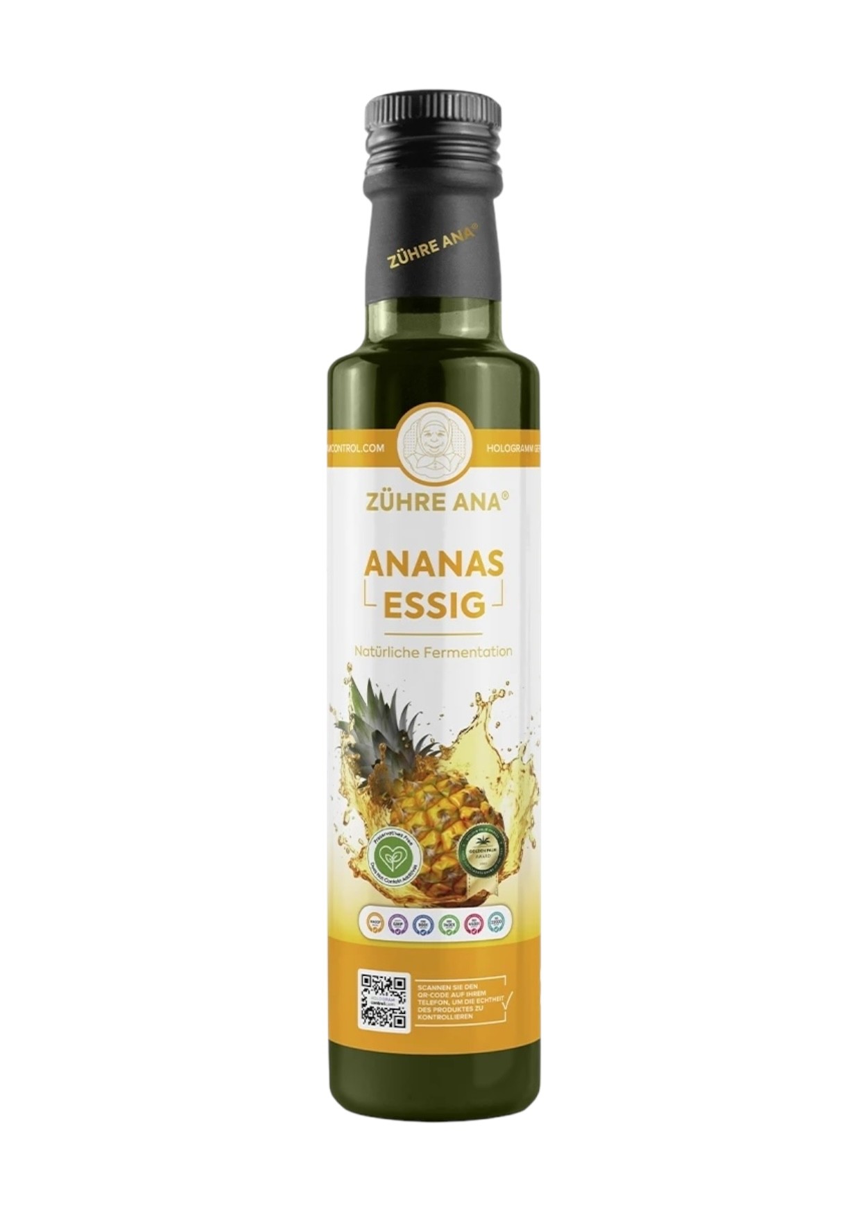 Zühre Ana Ananas Sirkesi Doğal Fermantasyon 500ml