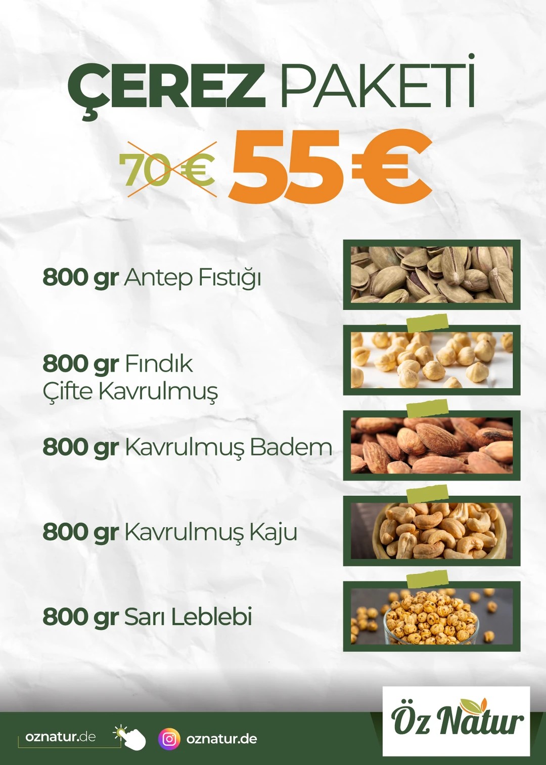 Frisches und Knuspriges Bundle mit Leblebi (Çorum)