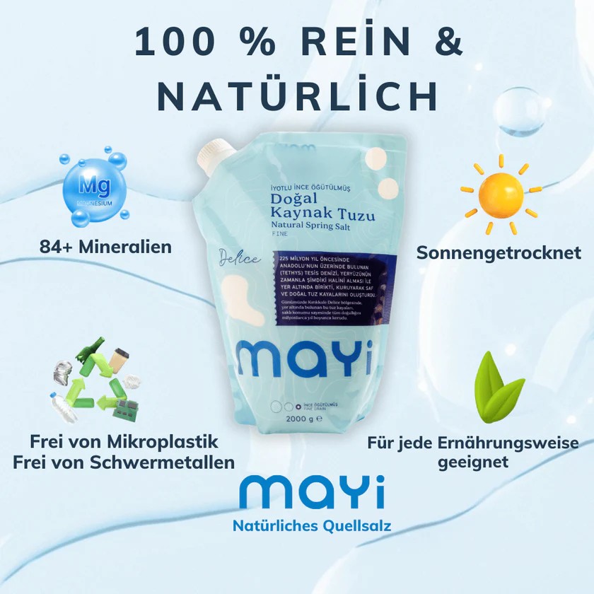 Mayi Quellsalz - gemahlen & jodiert 2kg