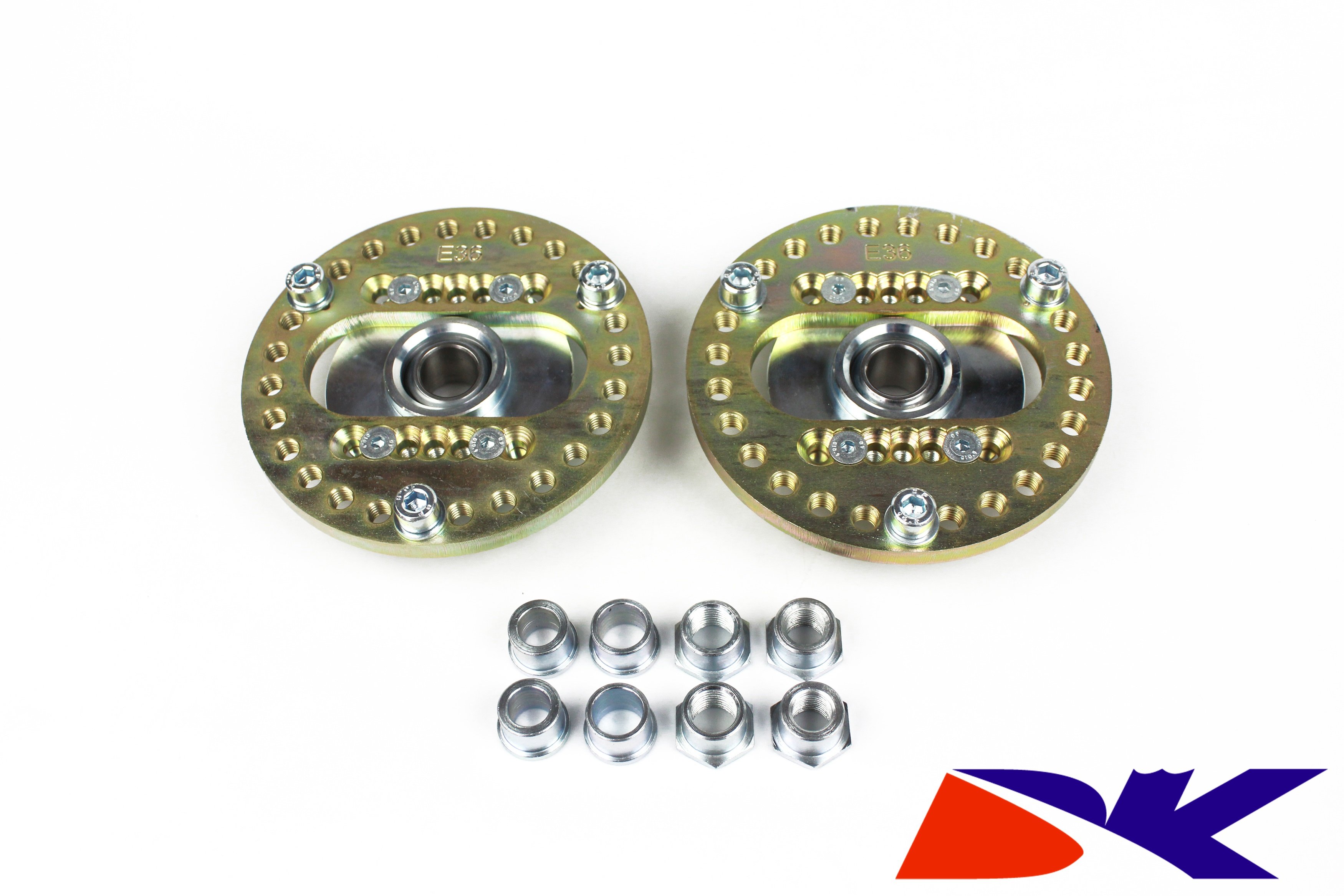 BMW E36 / E38 / E82 / E90 / Z3 3D V3 Domlager / Vorderachse Einstellbar Stahl