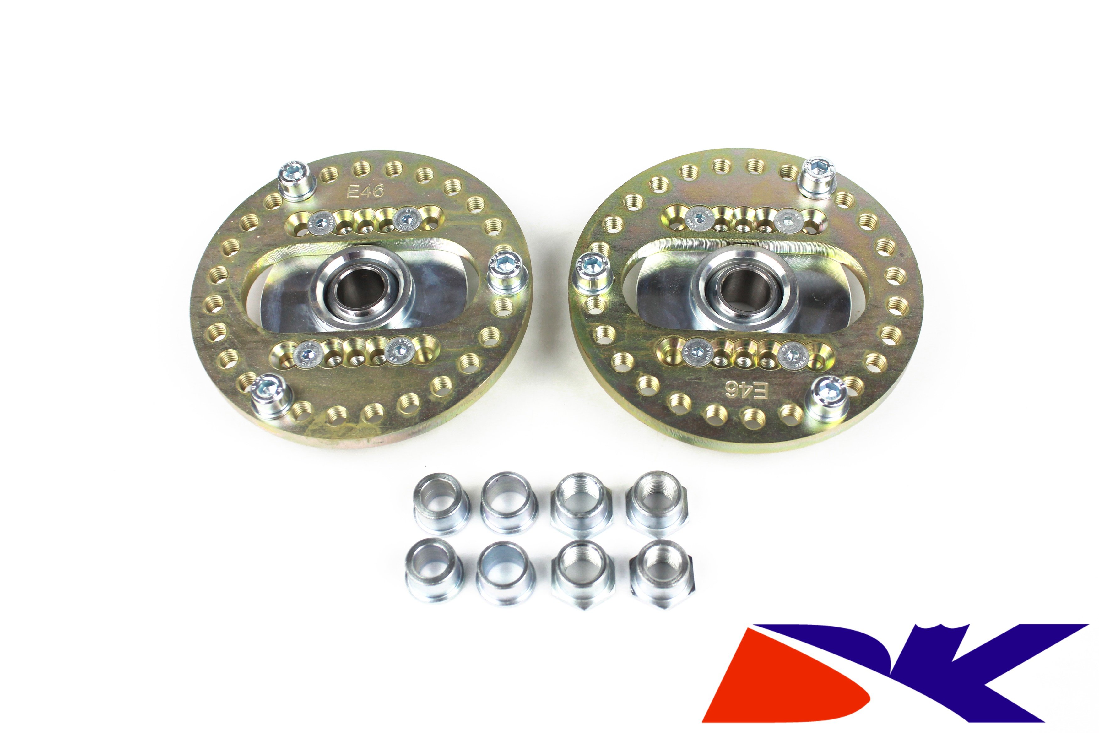 BMW E46 / E39 / E31 / Z4 3D V3 Domlager / Vorderachse Einstellbar Stahl