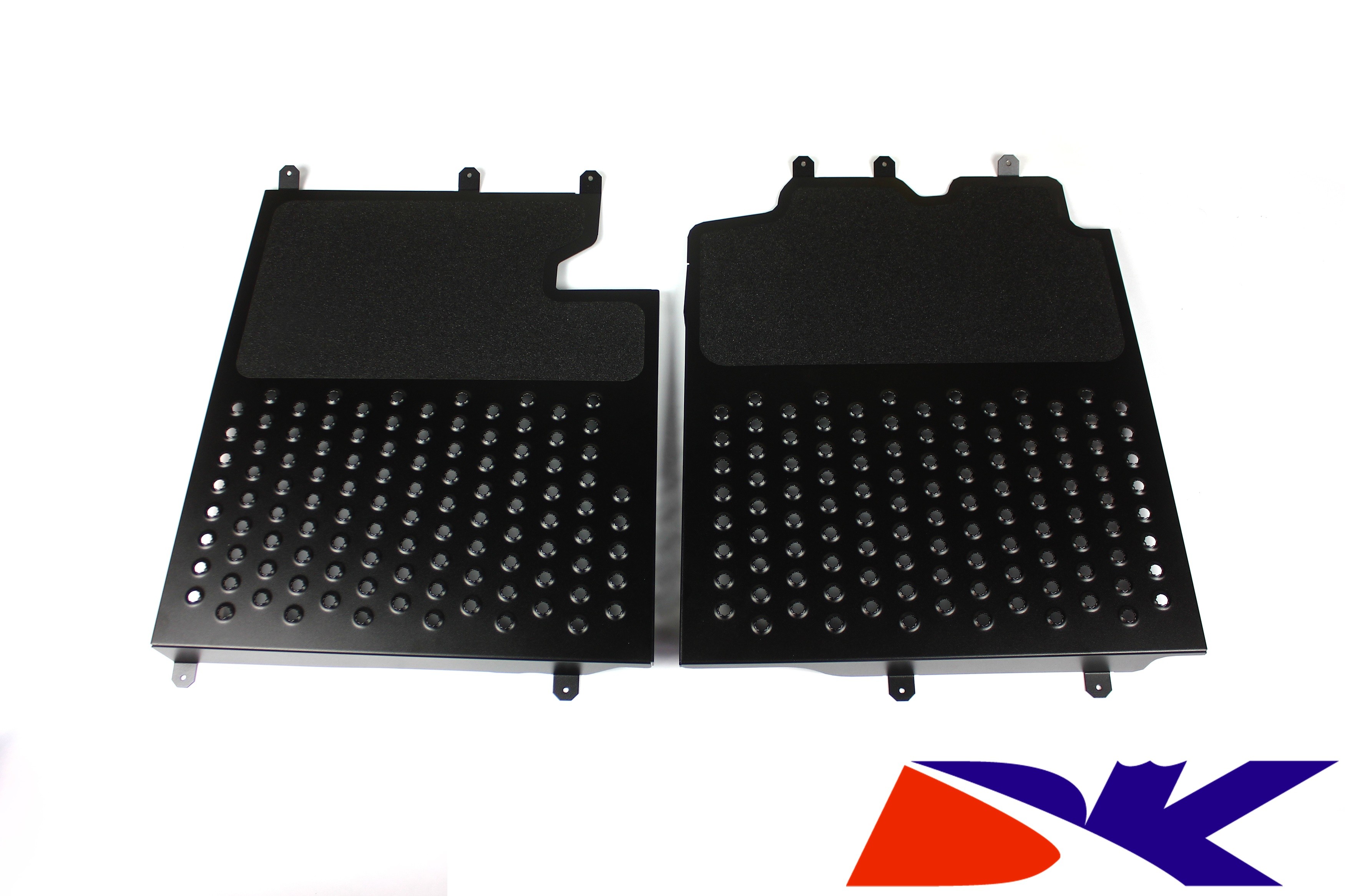 BMW E90 E92 E82 Floor Plates / Trittbretter Edelstahl Schwarz Pulverbeschichtet