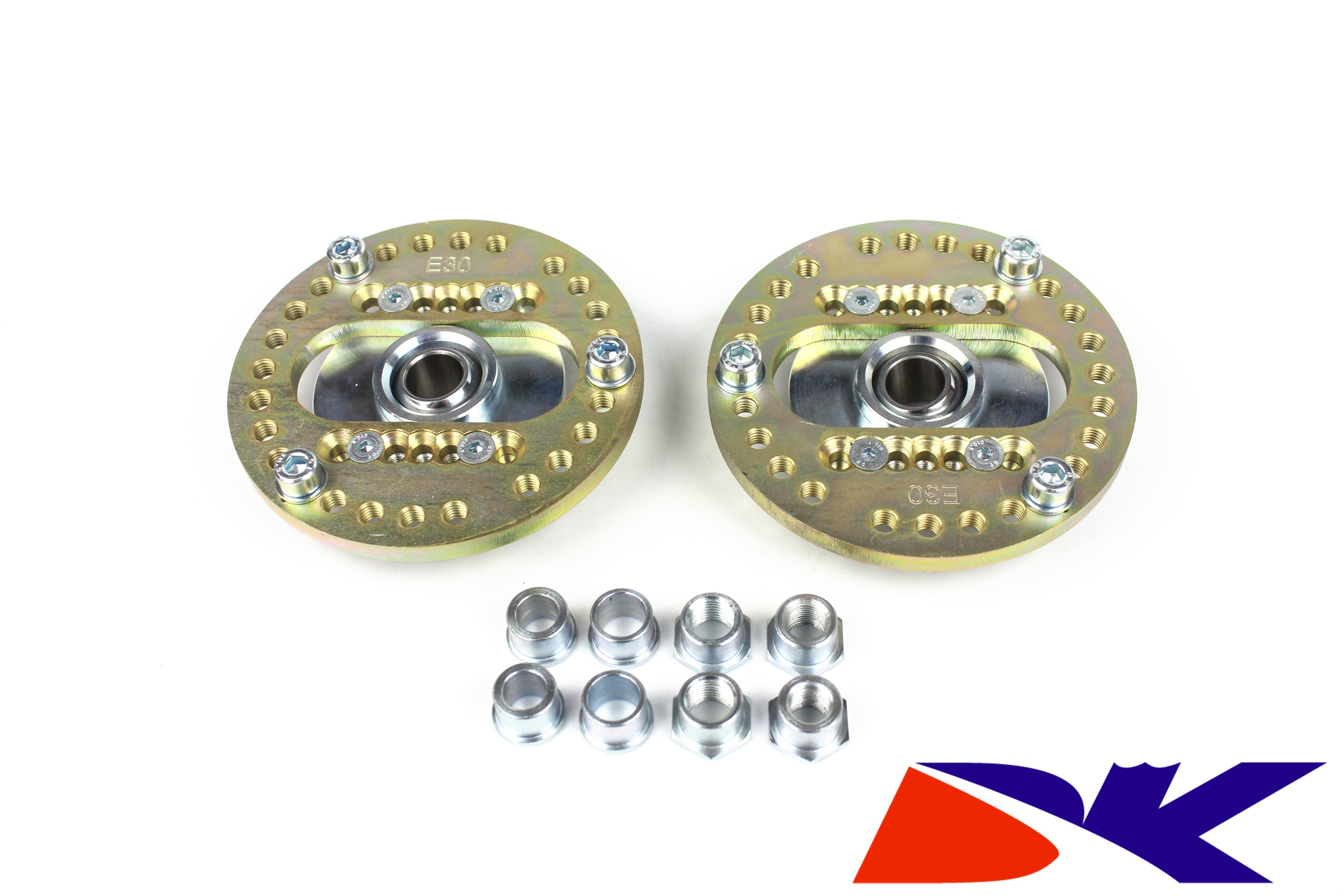 BMW E30 / E34 / E32 / E24 / E28 3D V3 Domlager / Vorderachse Einstellbar Stahl